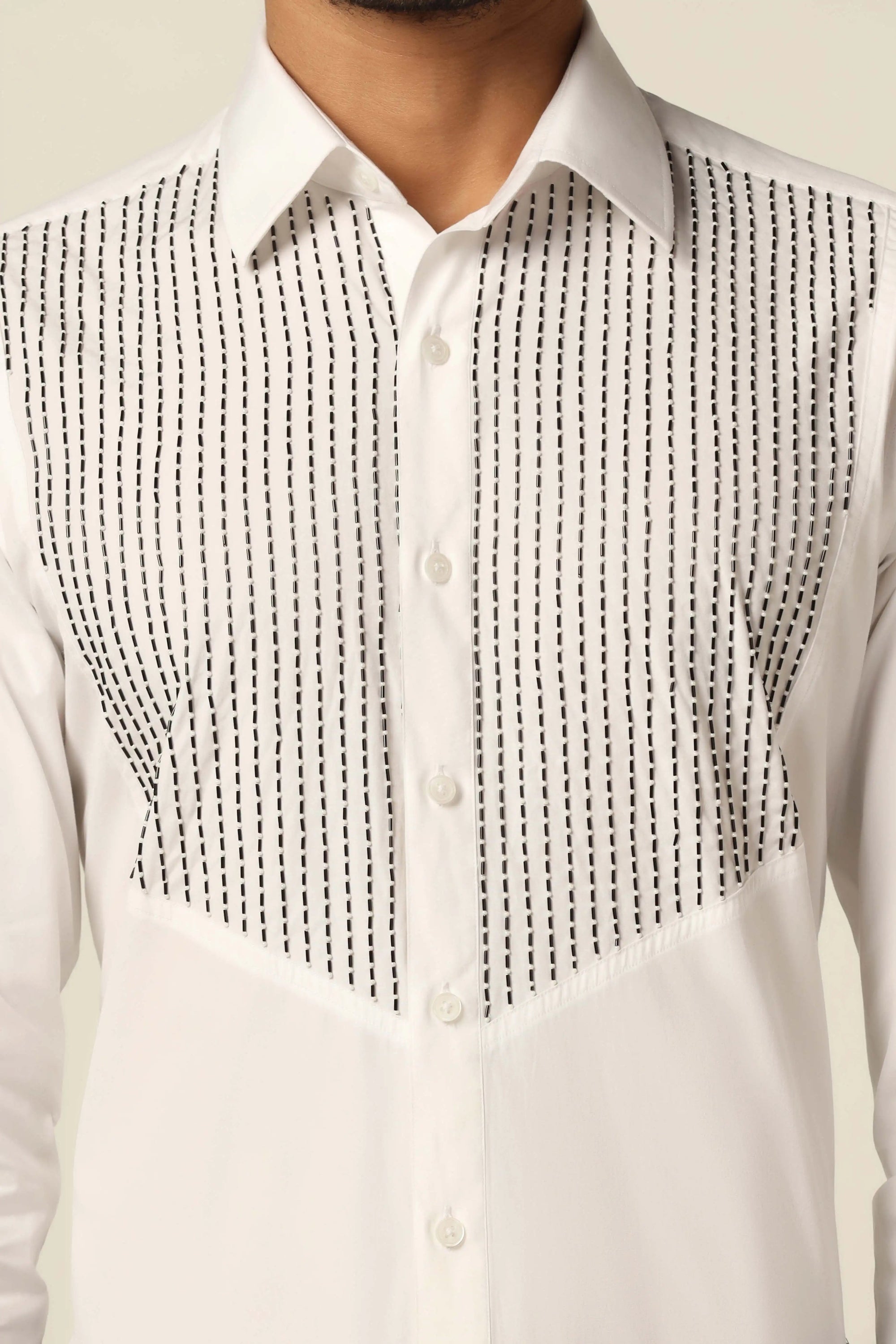 Discover unmatched style with our beautiful designer tuxedo shirt. Shop Now!