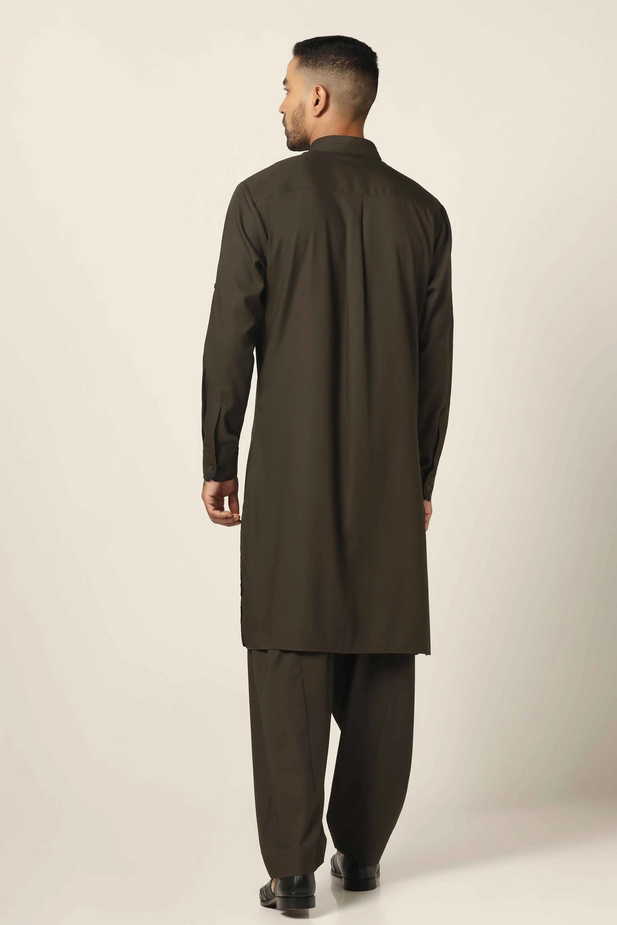 Olive Pathani combines tradition and sophistication, perfect for men's pathani wear. Shop Now!