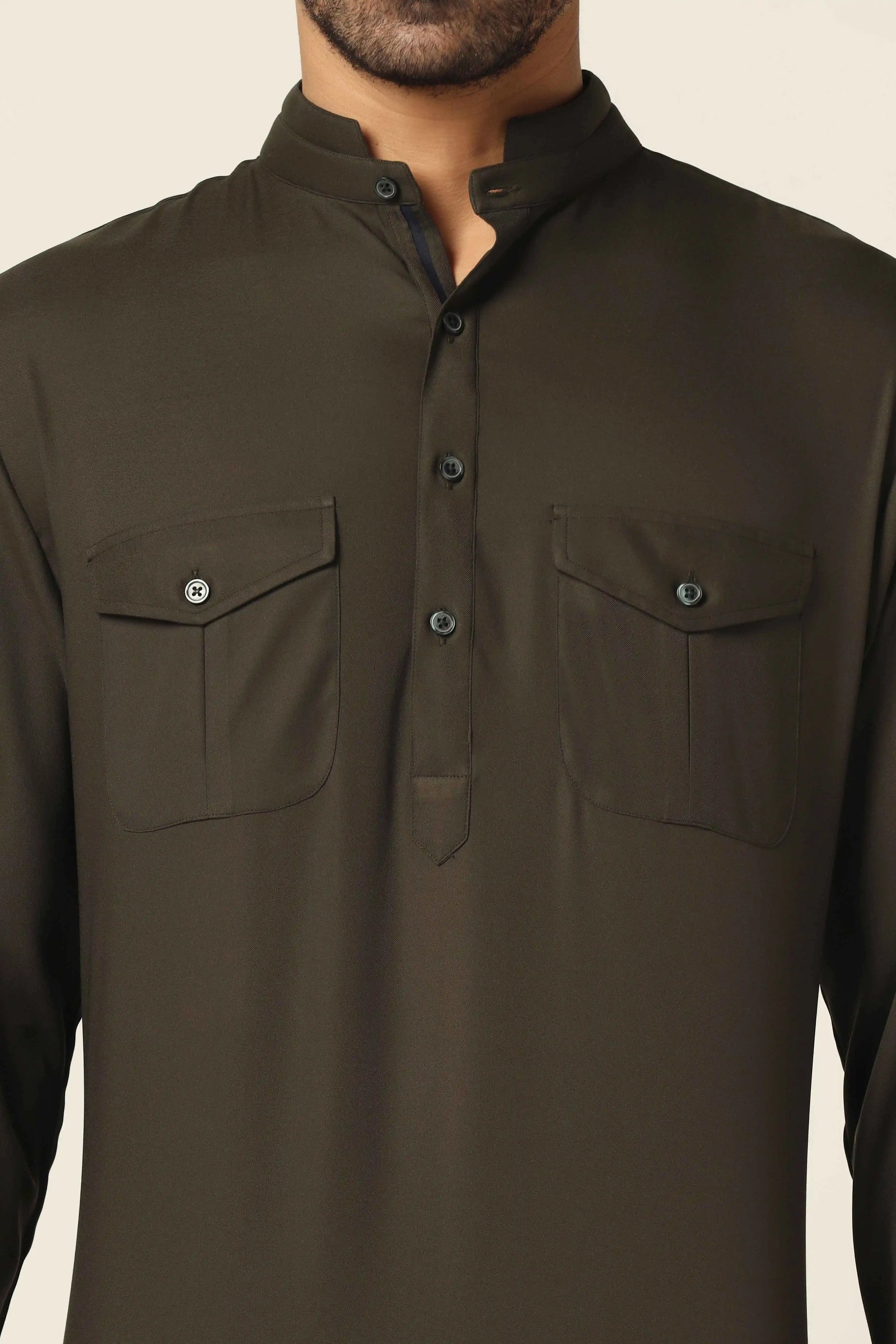Olive Pathani combines tradition and sophistication, perfect for men's pathani wear. Shop Now!