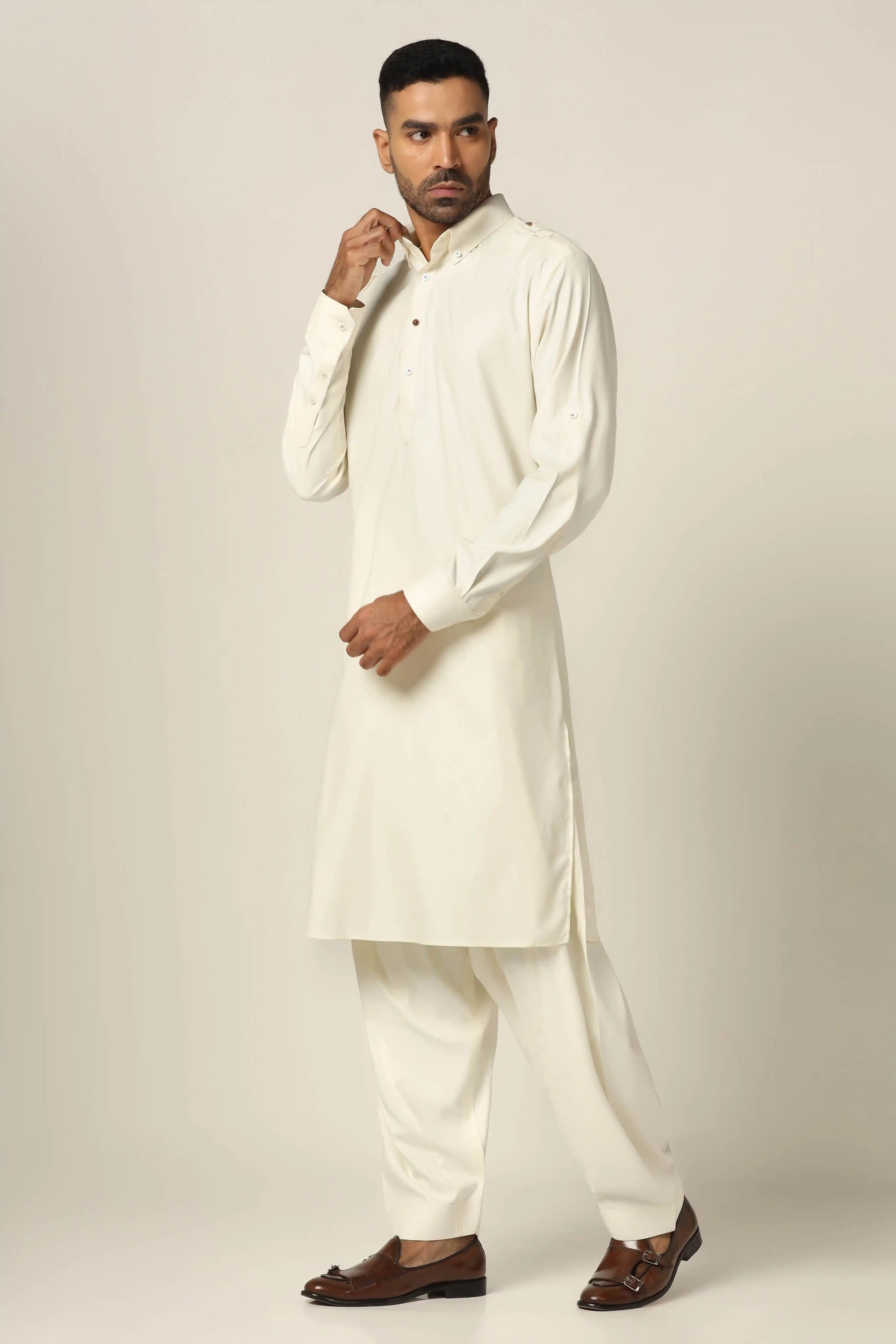 Elevate your wardrobe with White Pathani, a classic men's pathani for all occasions. Shop now!