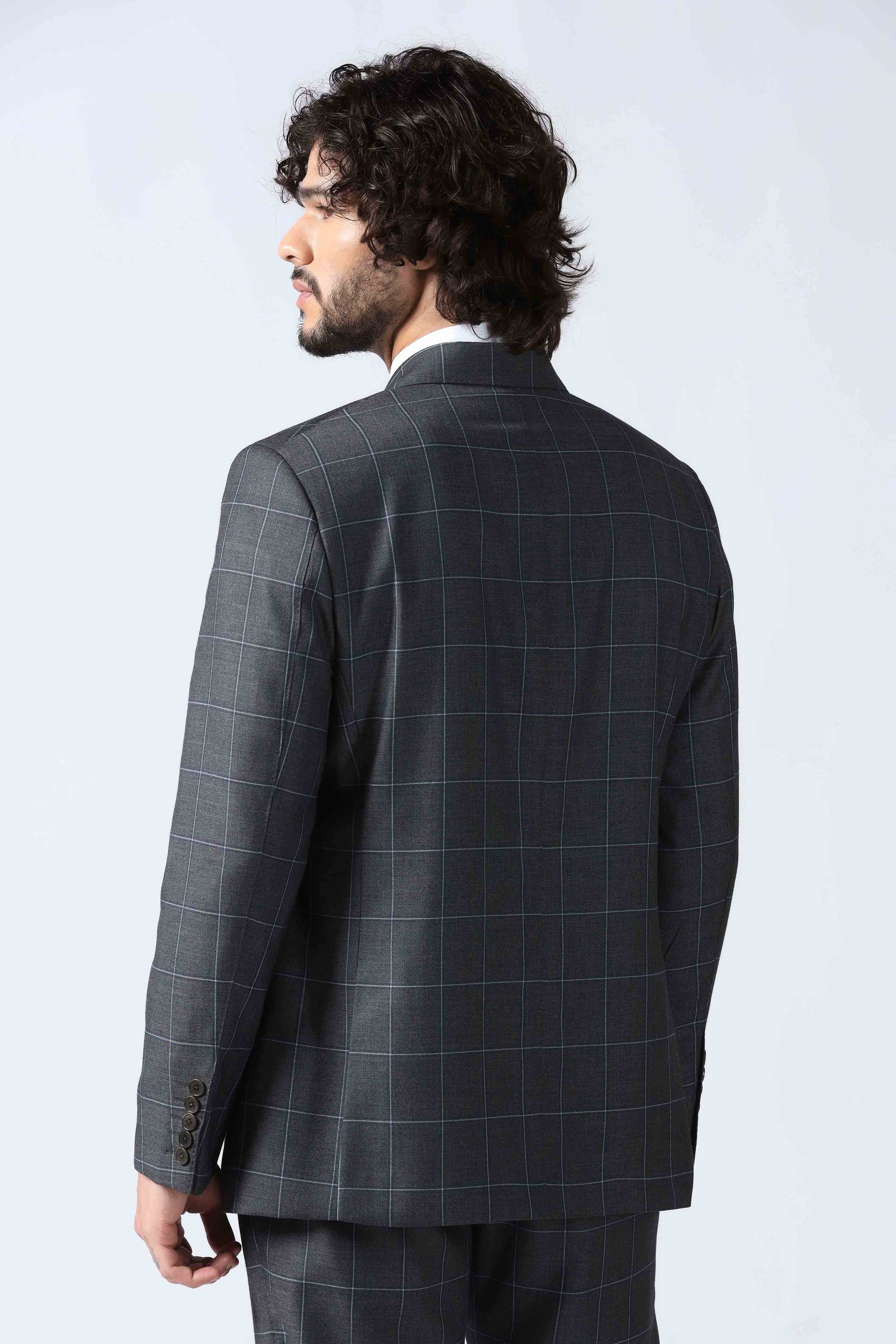 Grey Double Breast Suit