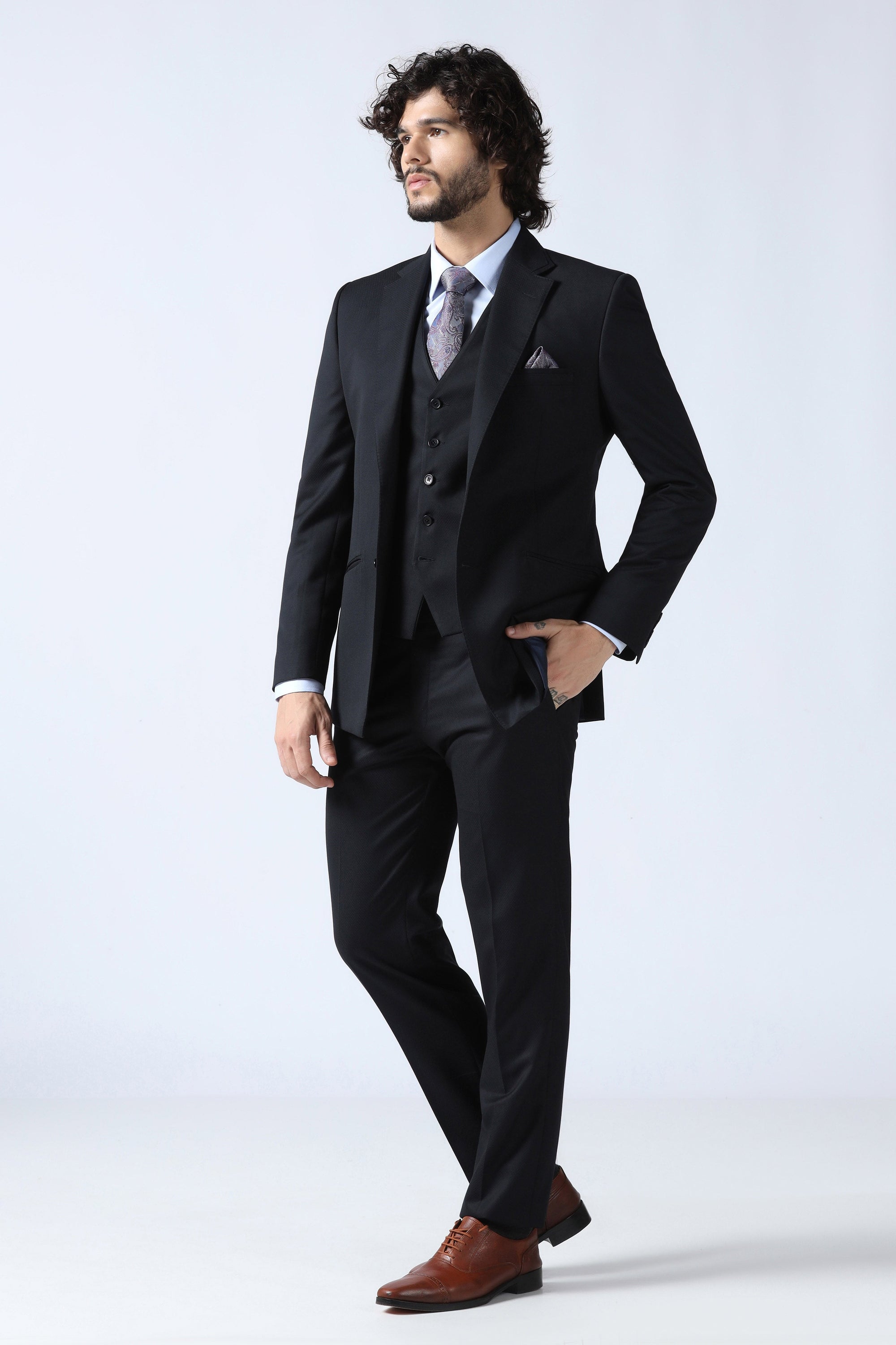 Classic Navy 3-Piece Suit