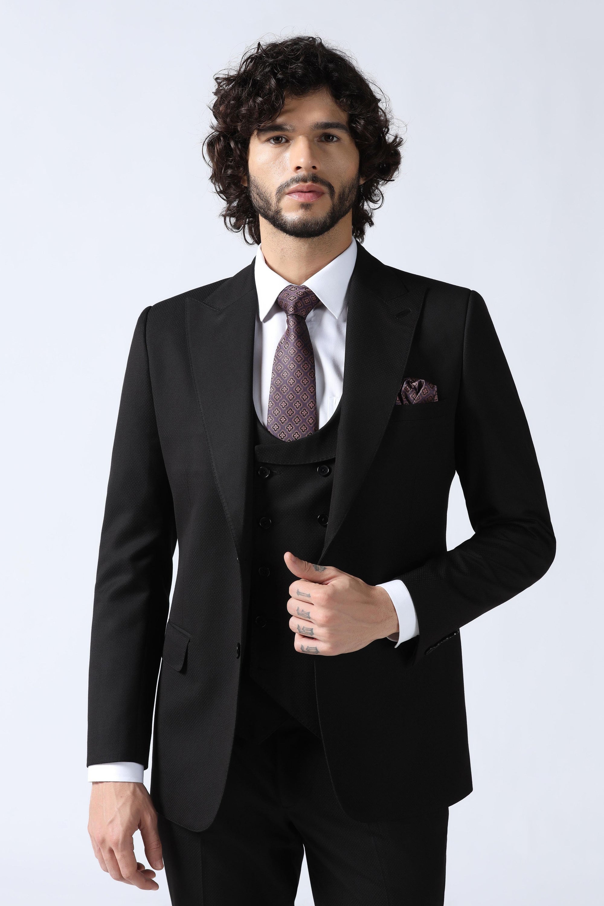 Classic Black 3-Piece Suit