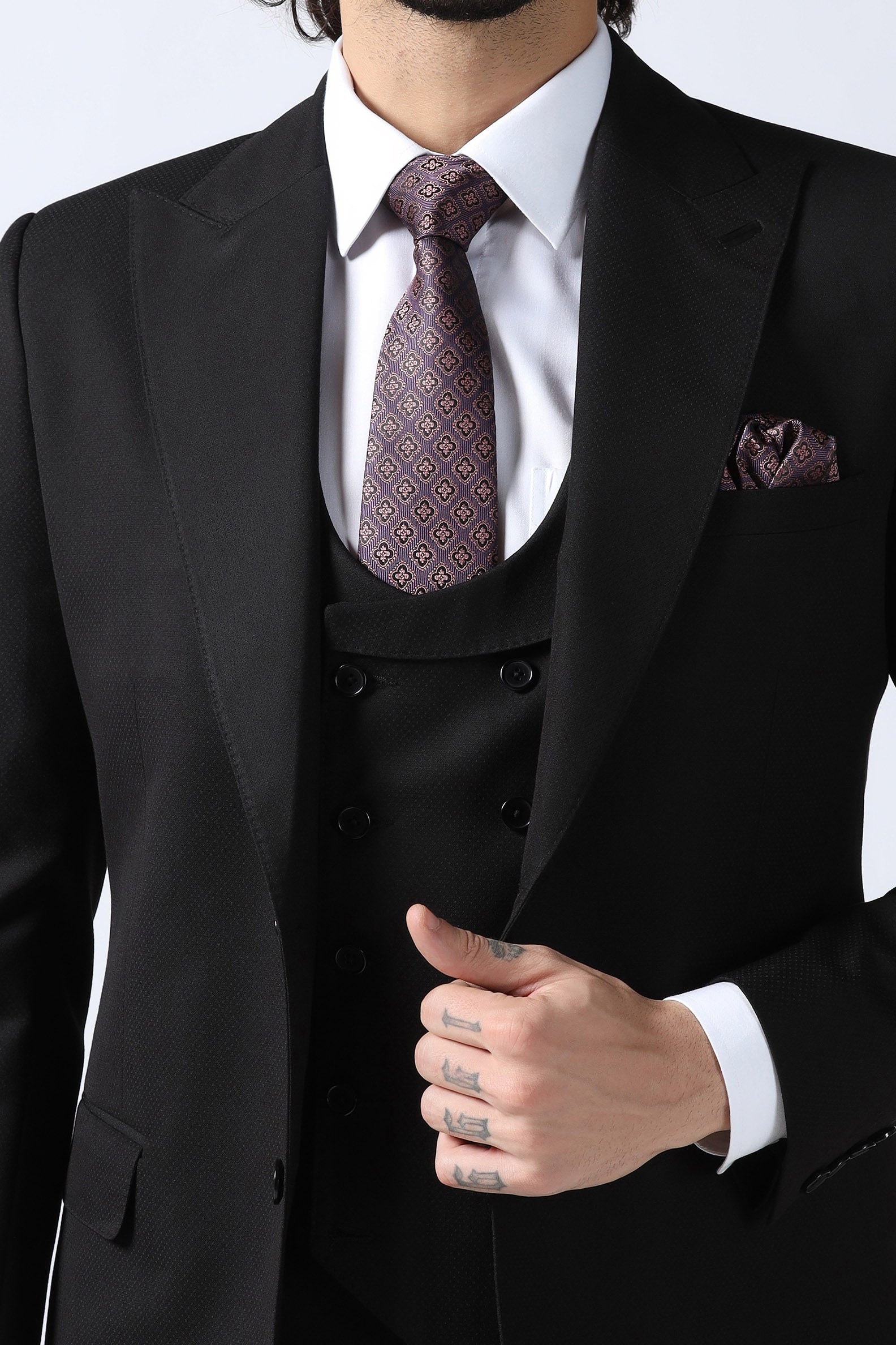 Classic Black 3-Piece Suit