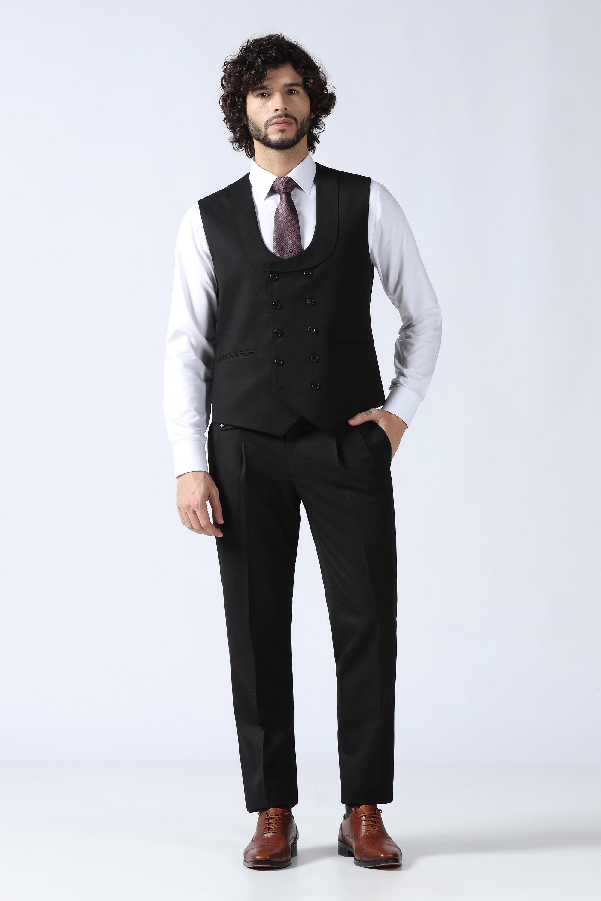 Classic Black 3-Piece Suit