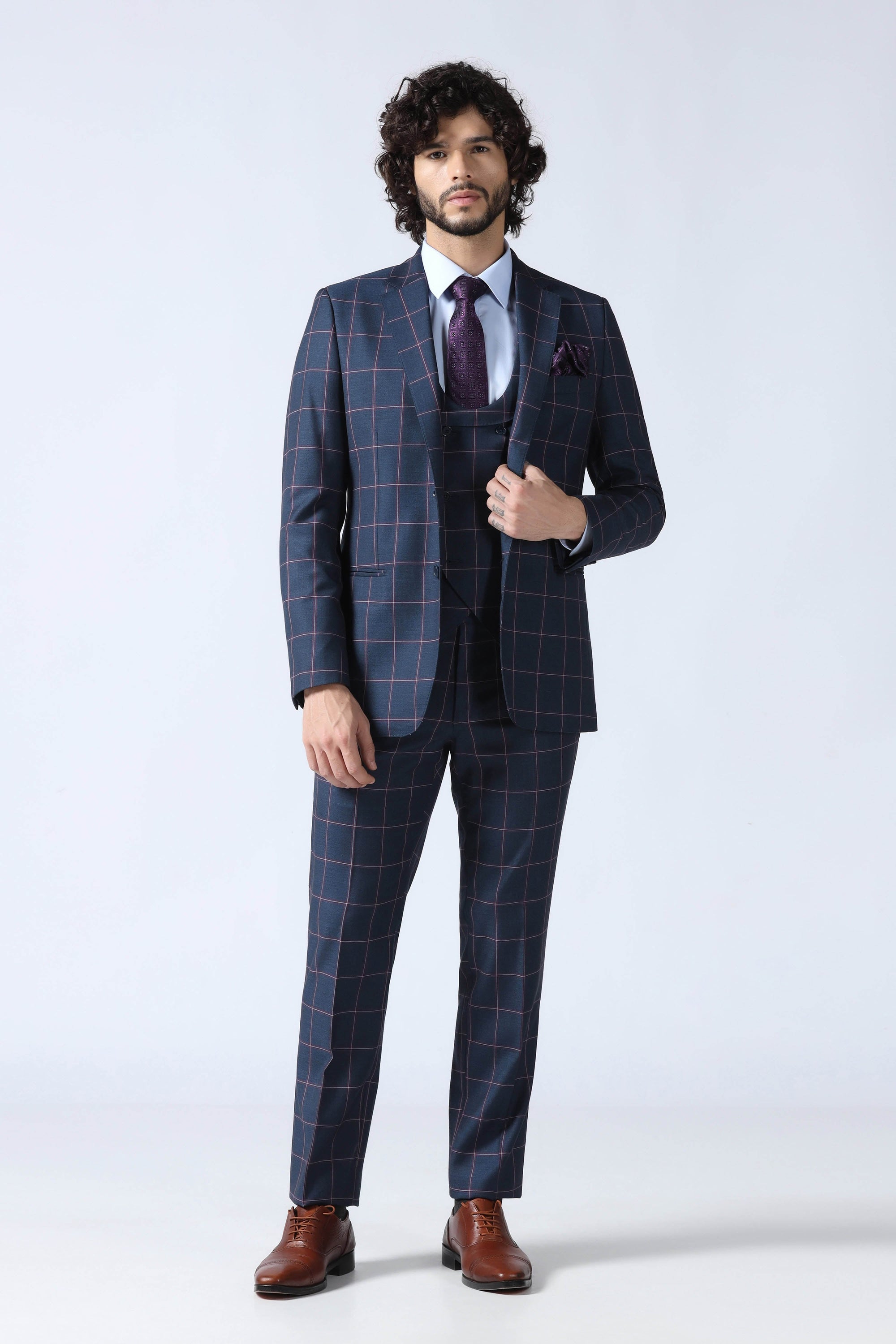 Blue Double Breast Suit