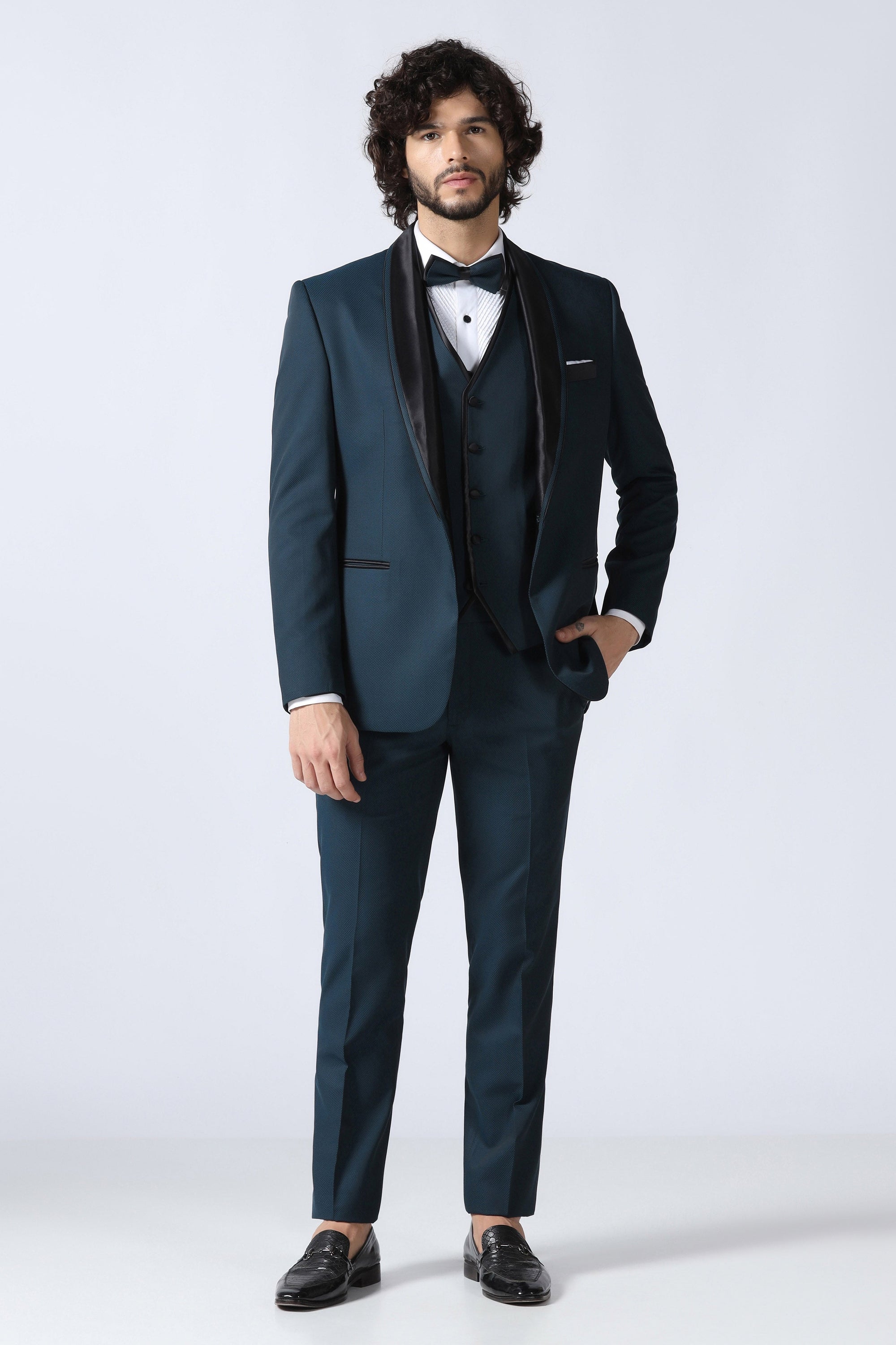 Teal Blue Tuxedo