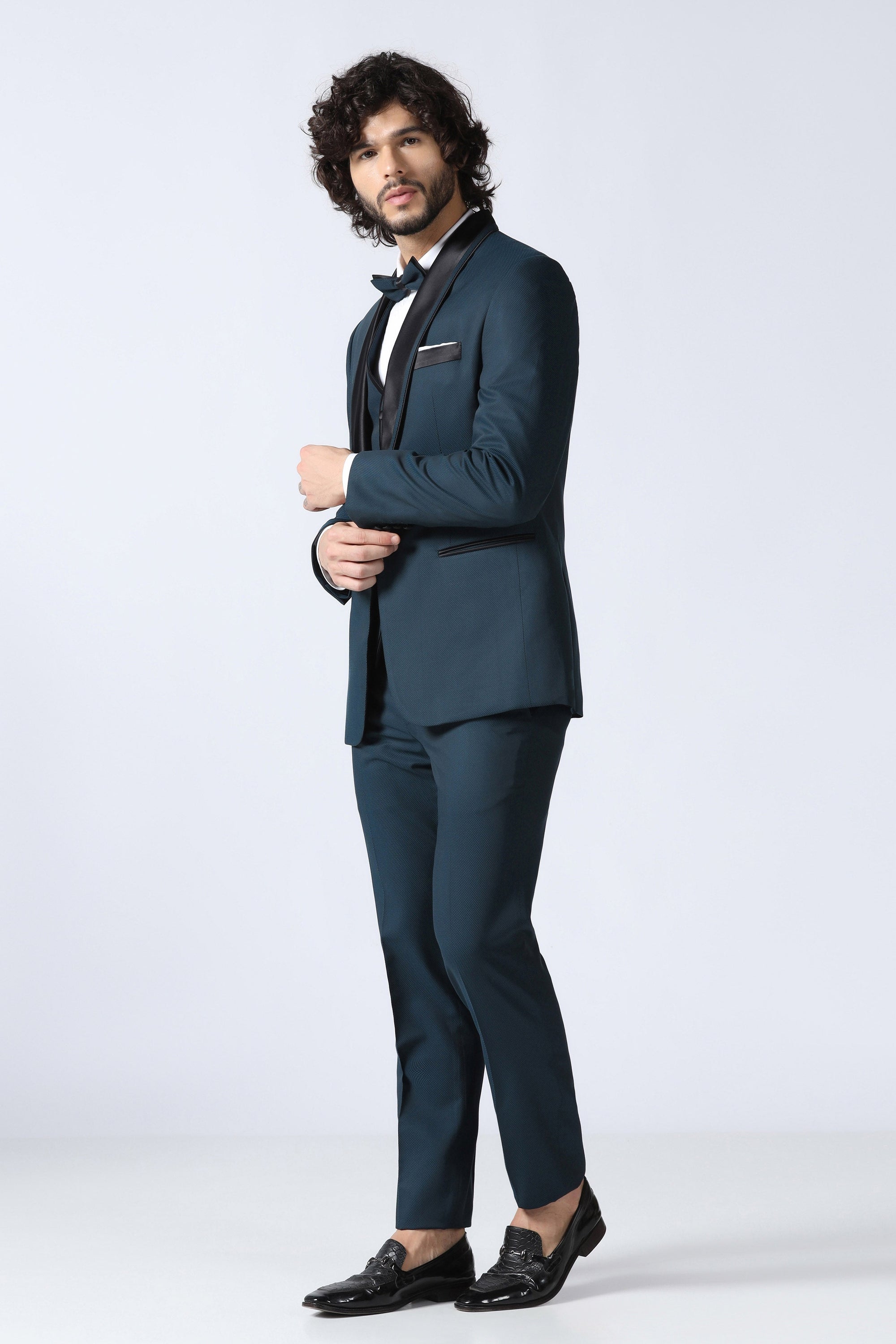 Teal Blue Tuxedo