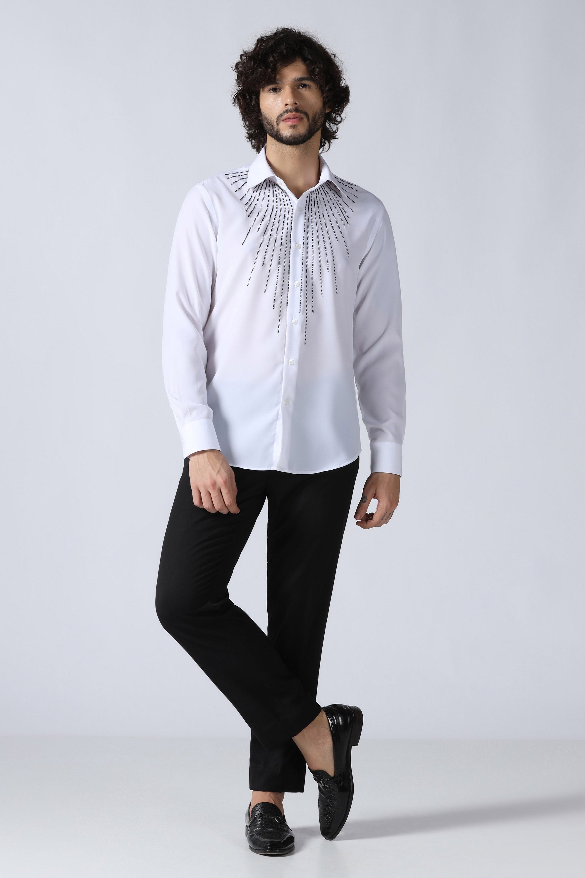 White Tuxedo Shirt