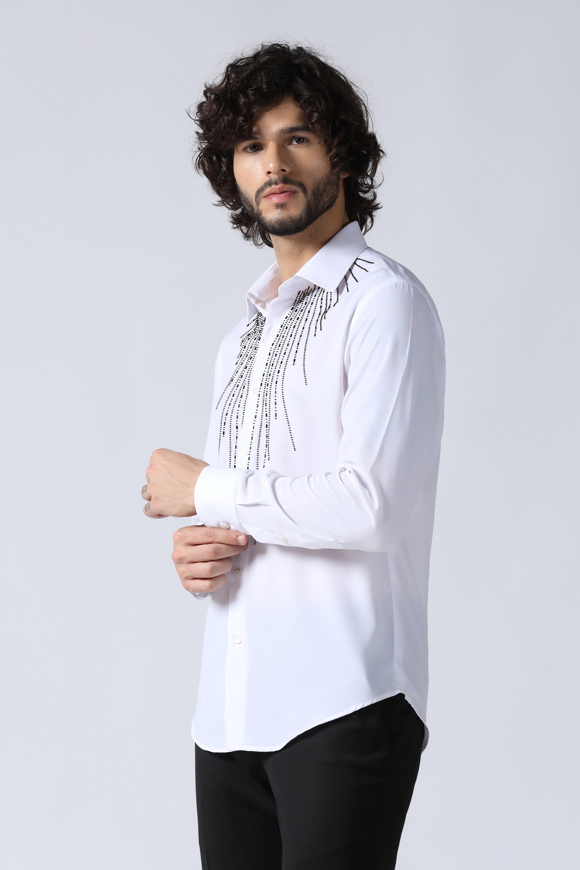 White Tuxedo Shirt