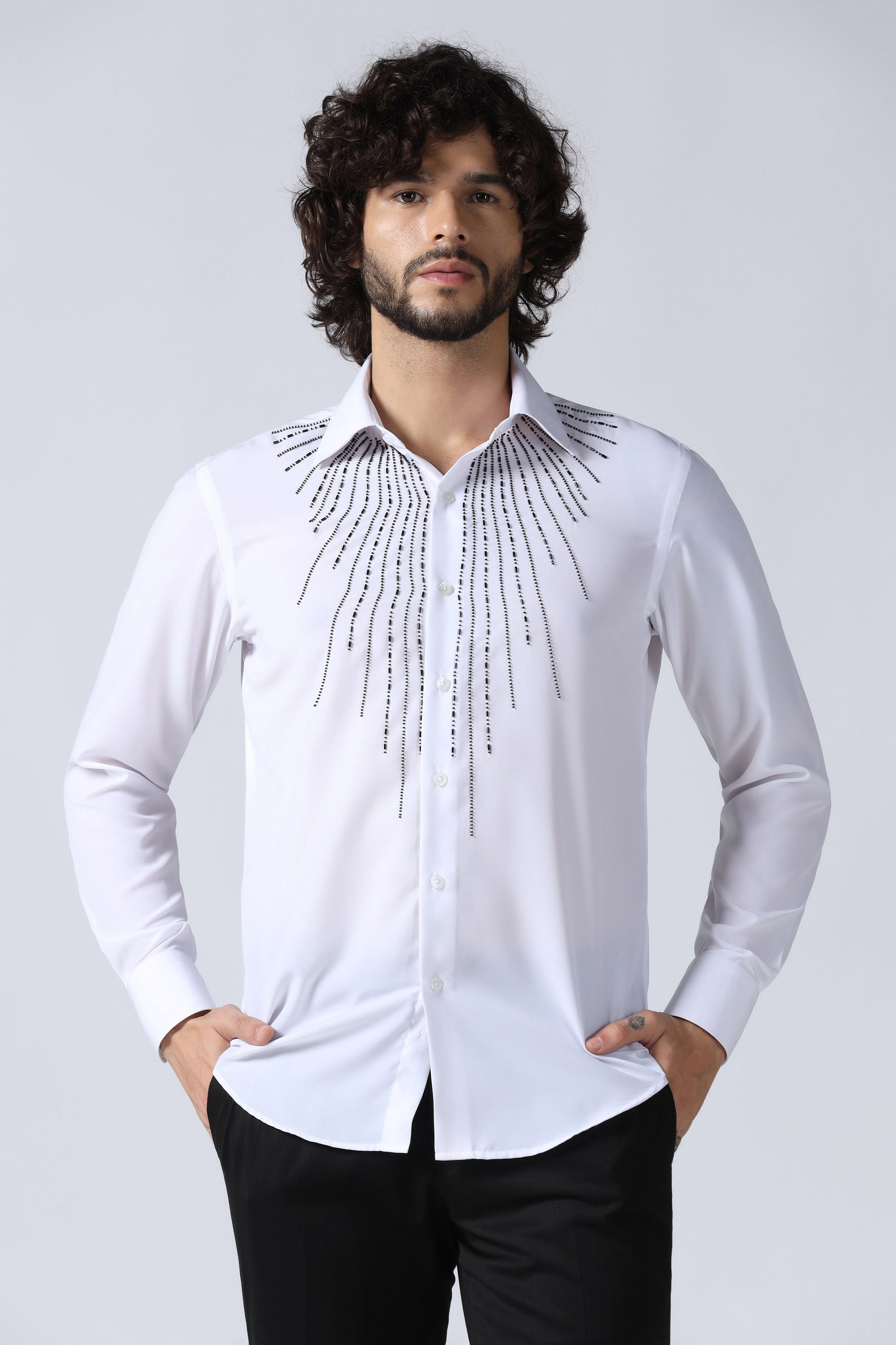 White Tuxedo Shirt