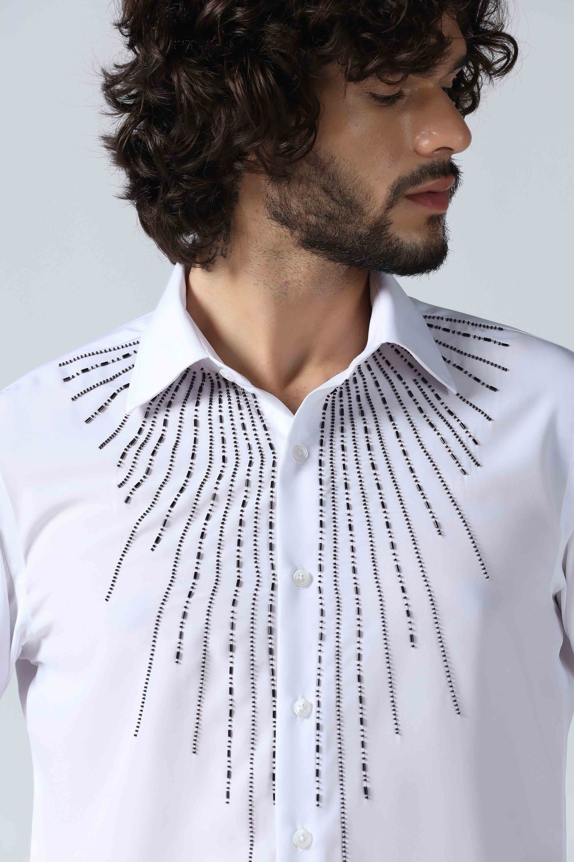 White Tuxedo Shirt