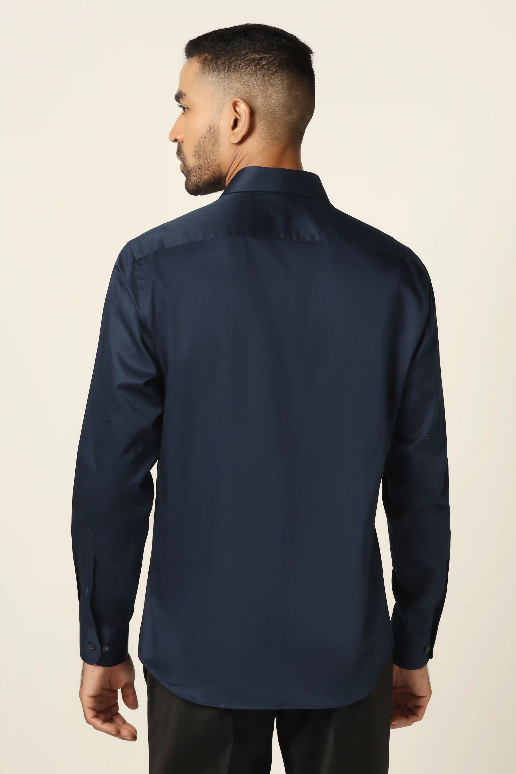 Step up your style game with our Navy designer shirt. Shop Now!