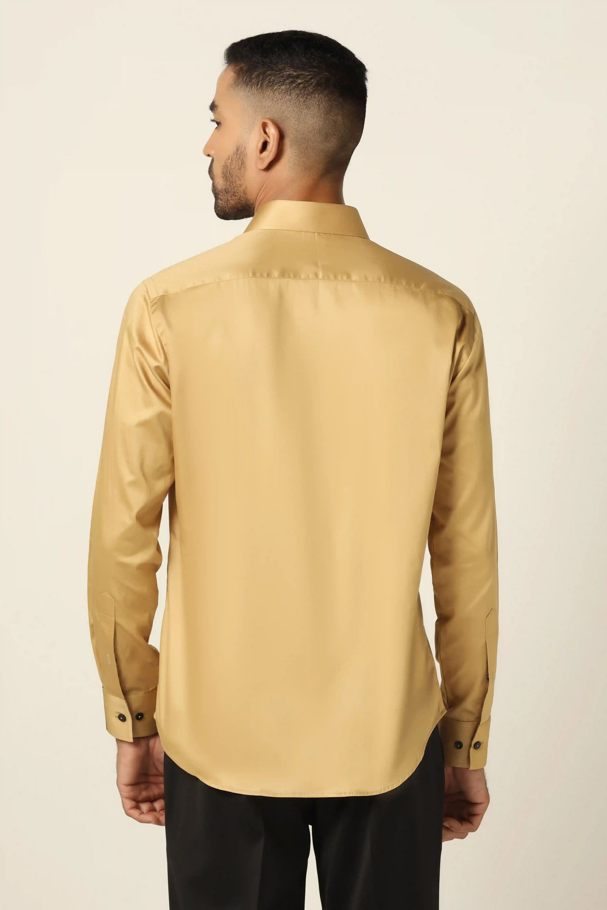 Add elegance to your style with our premium beige designer shirt Shop Now!