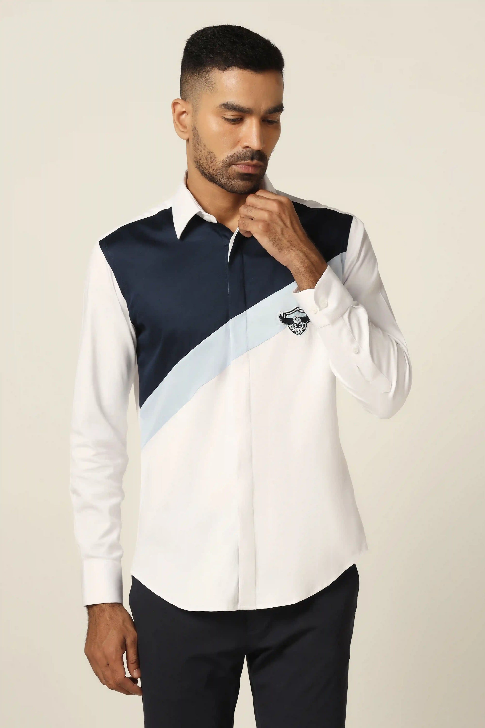 Experience timeless elegance with our white designer shirt. Shop Now!