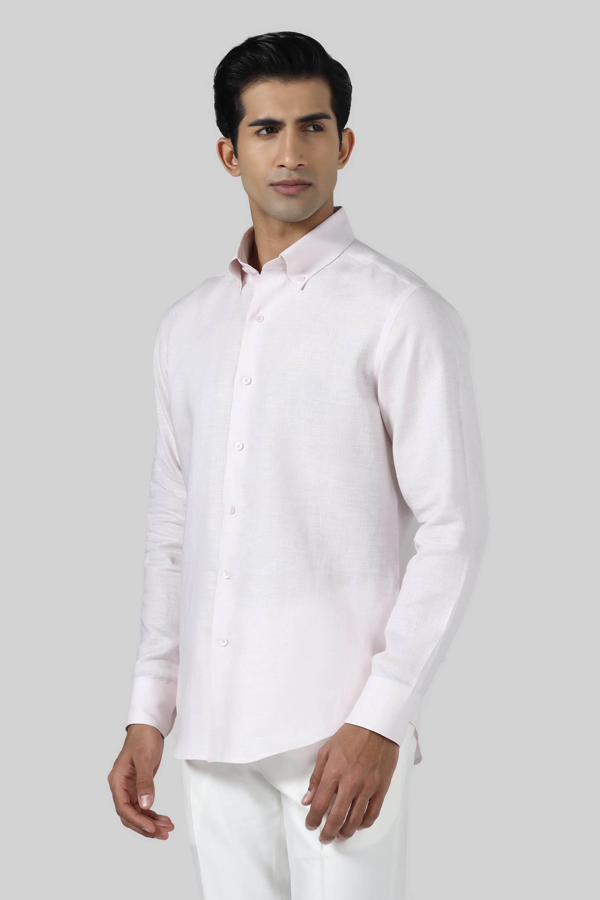 Pink Linen Shirt