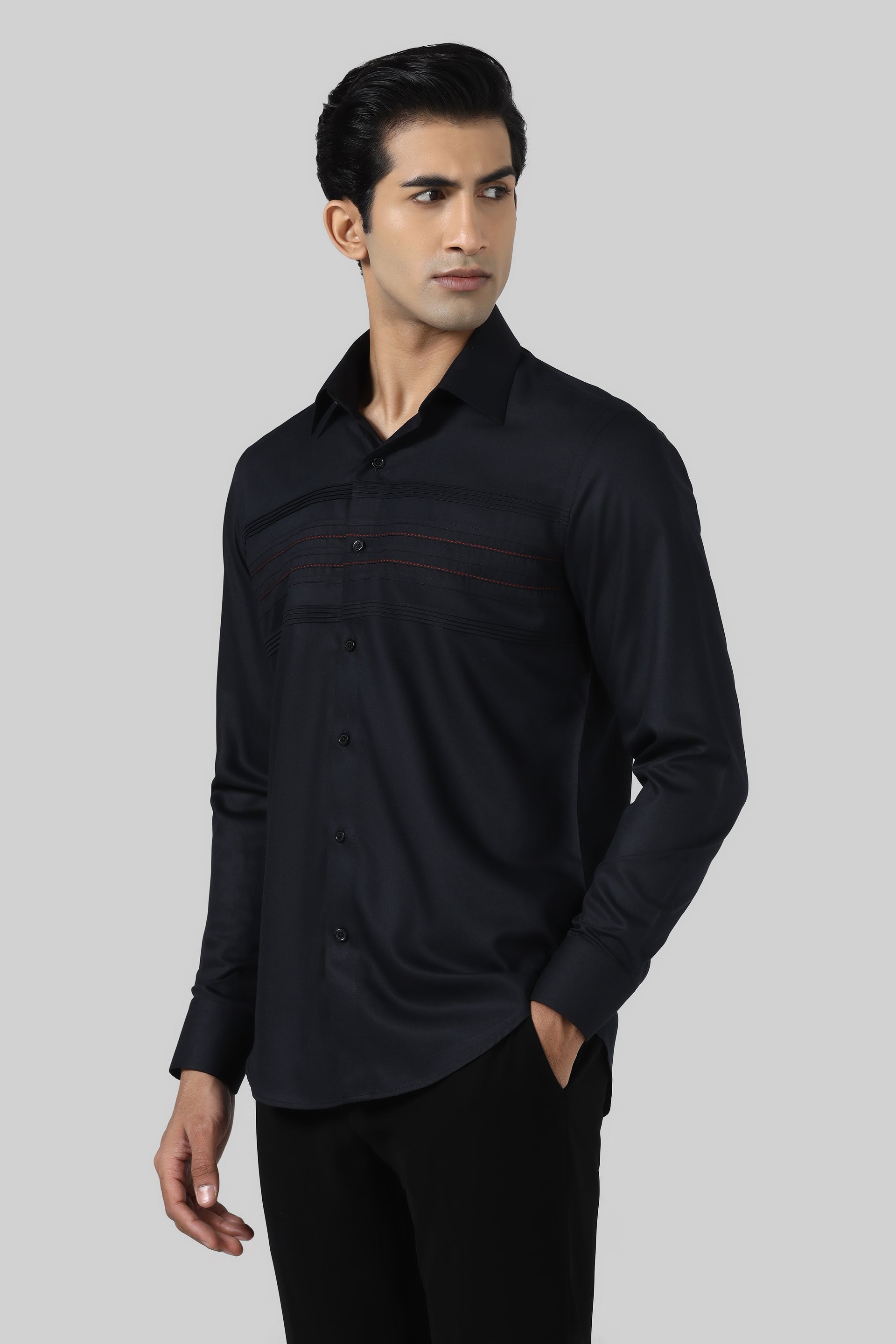 Navy Designer Shirt