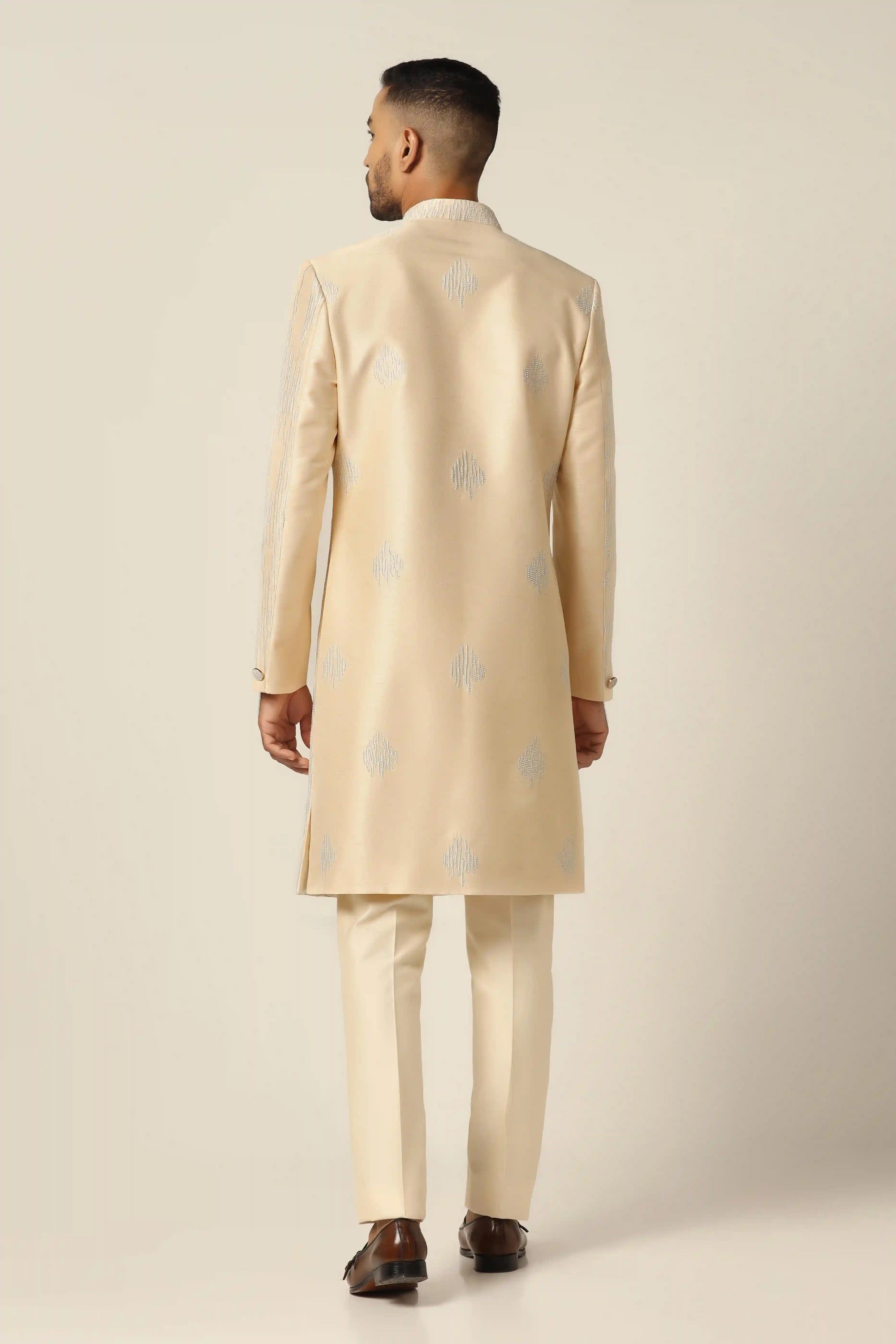 Discover Peach Indowestern, the ideal choice for modern men. Shop now!