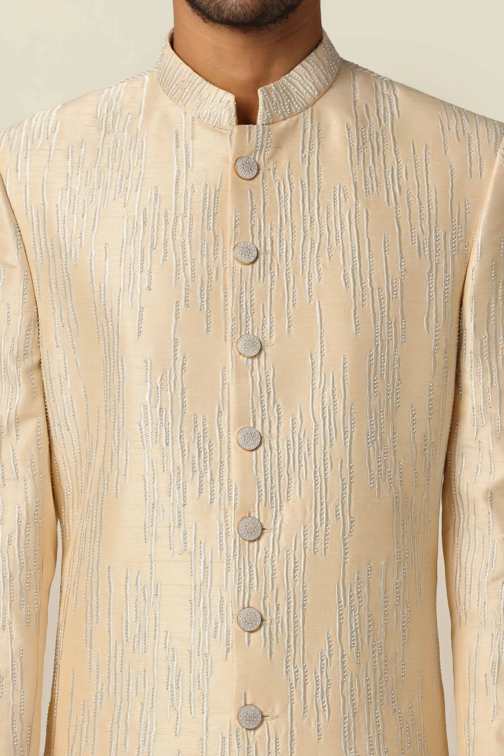 Discover Peach Indowestern, the ideal choice for modern men. Shop now!