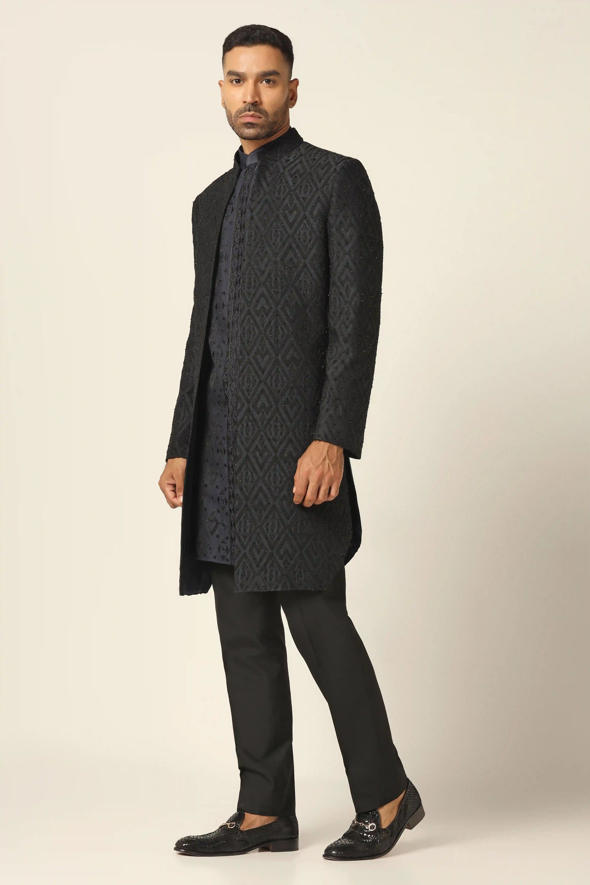 Black Indowestern blends tradition with style for the perfect black Indowestern. Shop now!