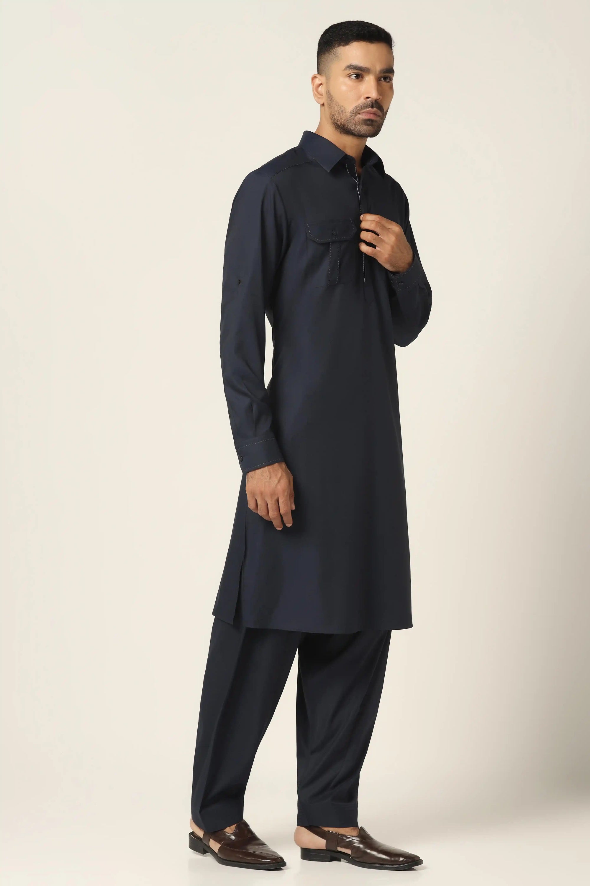 Navy Pathani offers unparalleled sophistication and charm for men's Pathani fashion. Shop now!