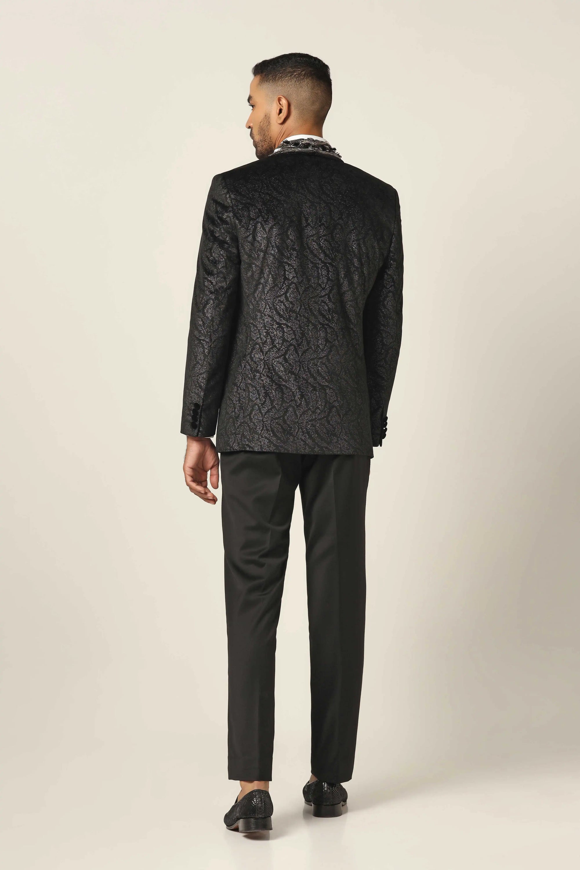Elevate style with our black Tuxedo, featuring a sophisticated shawl collar. Shop Now!