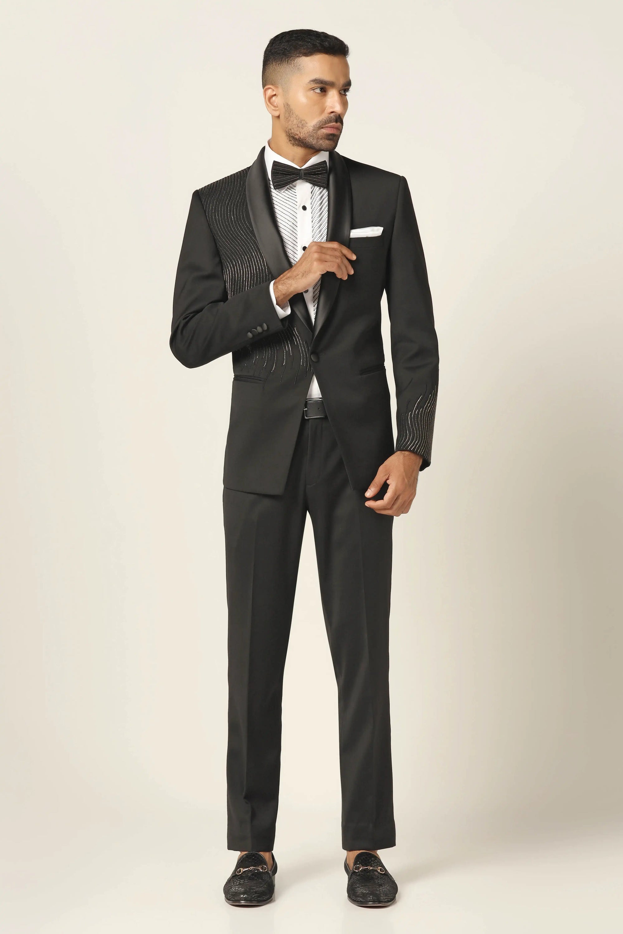 Exude sophistication in our Black Tuxedo. Buy Now!