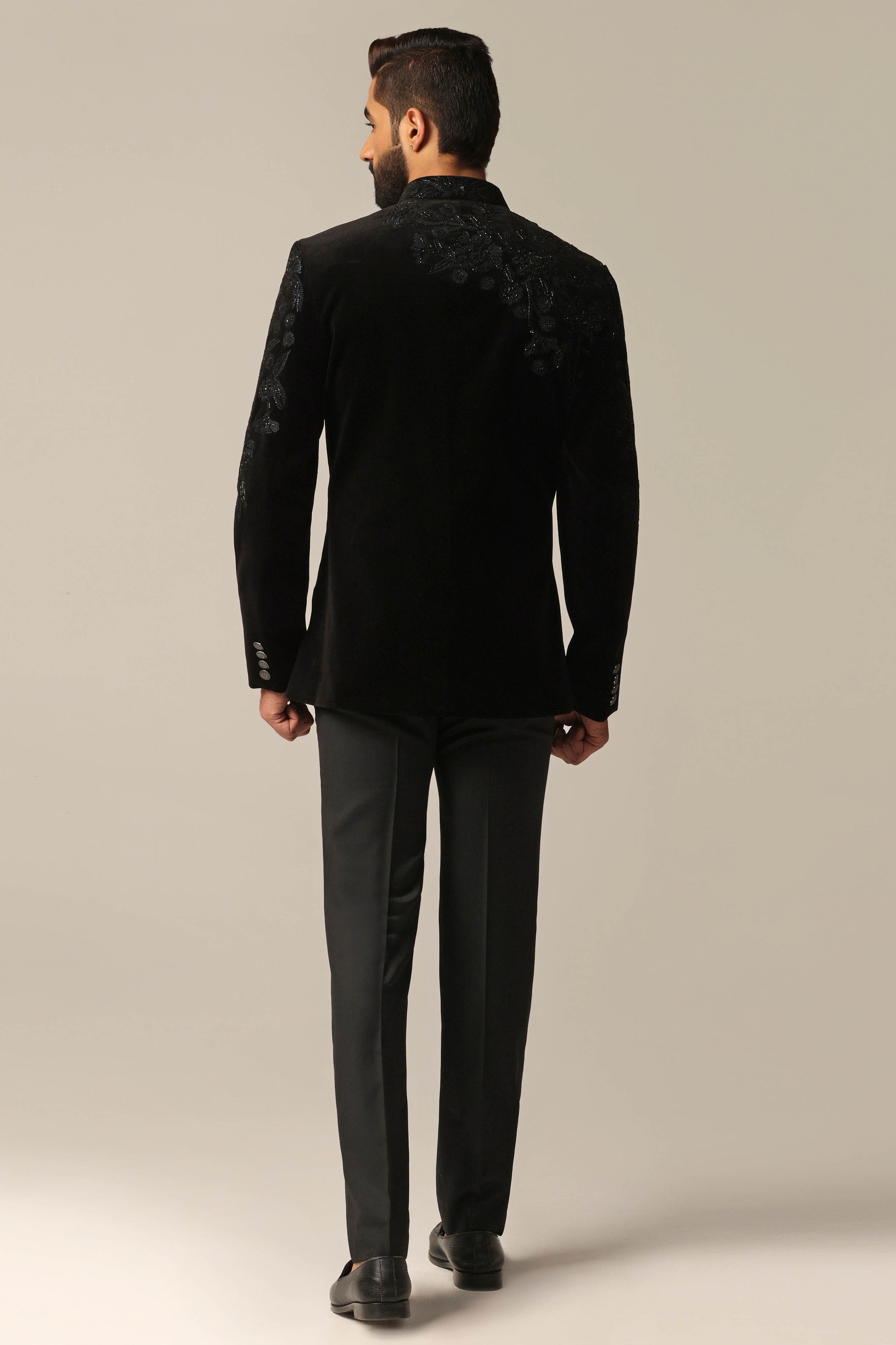 This Black Velvet suit is expertly crafted with high-quality cotton velvet fabric. Shop Now!
