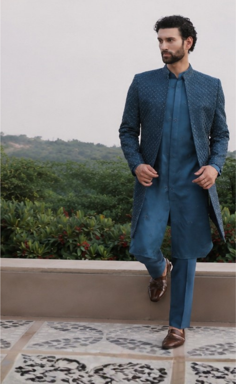 Men in luxury Indian wear