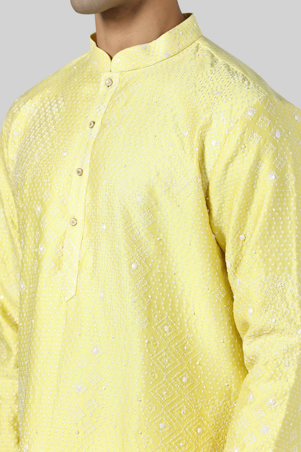 Yellow Subtle Kurta Set