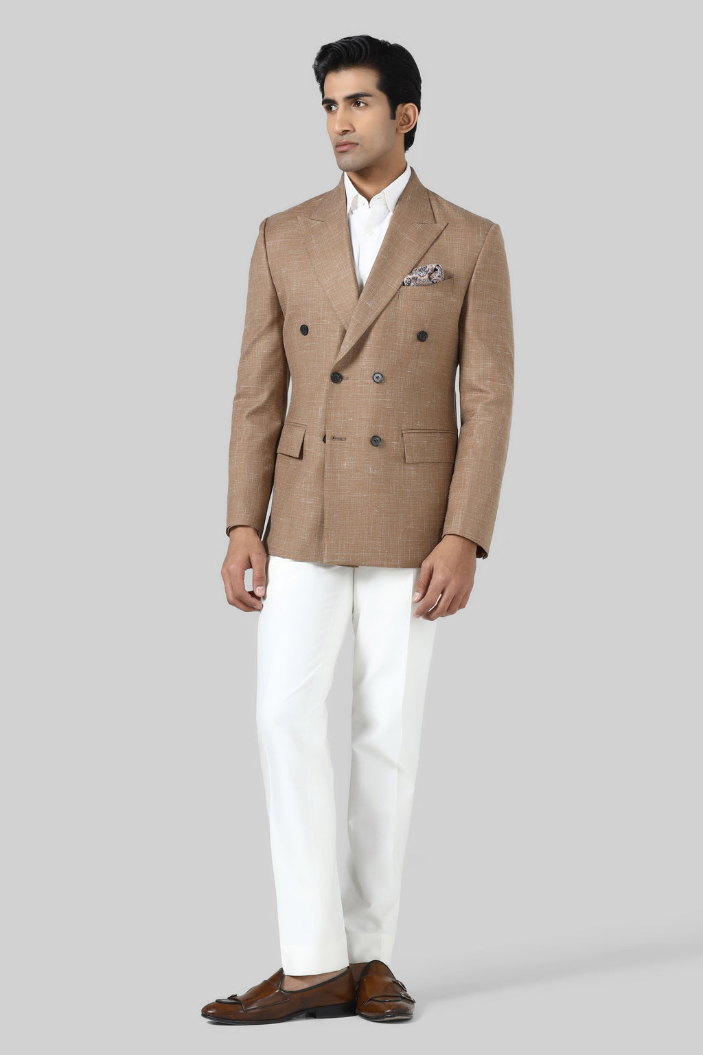 Rust Blazer with Trousers