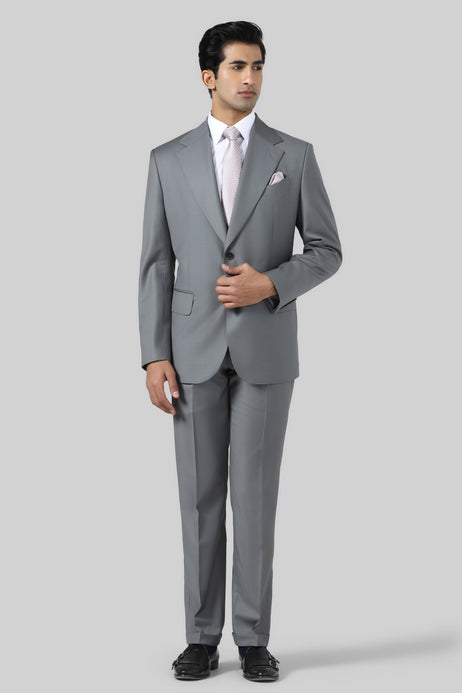 Brahaan Light Grey Suit for Men