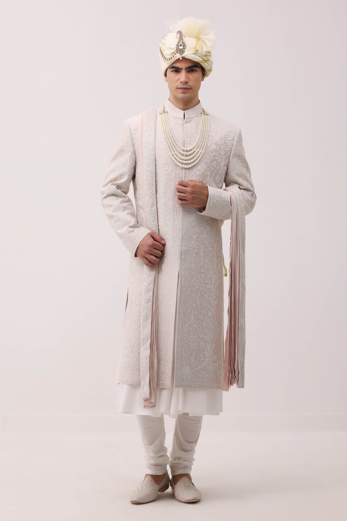 Light Pink Sherwani – Brahaan