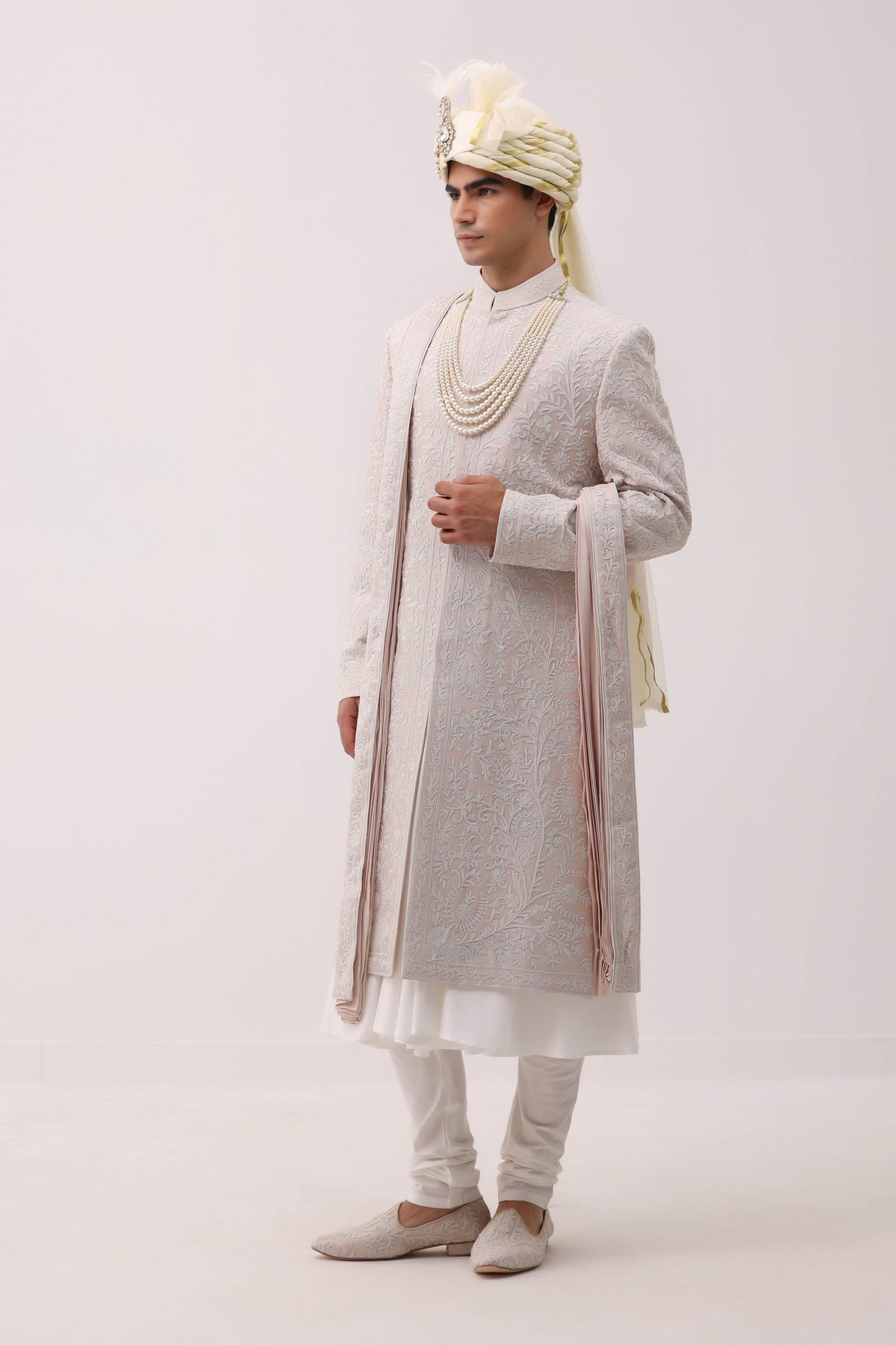 Light Pink Sherwani – Brahaan