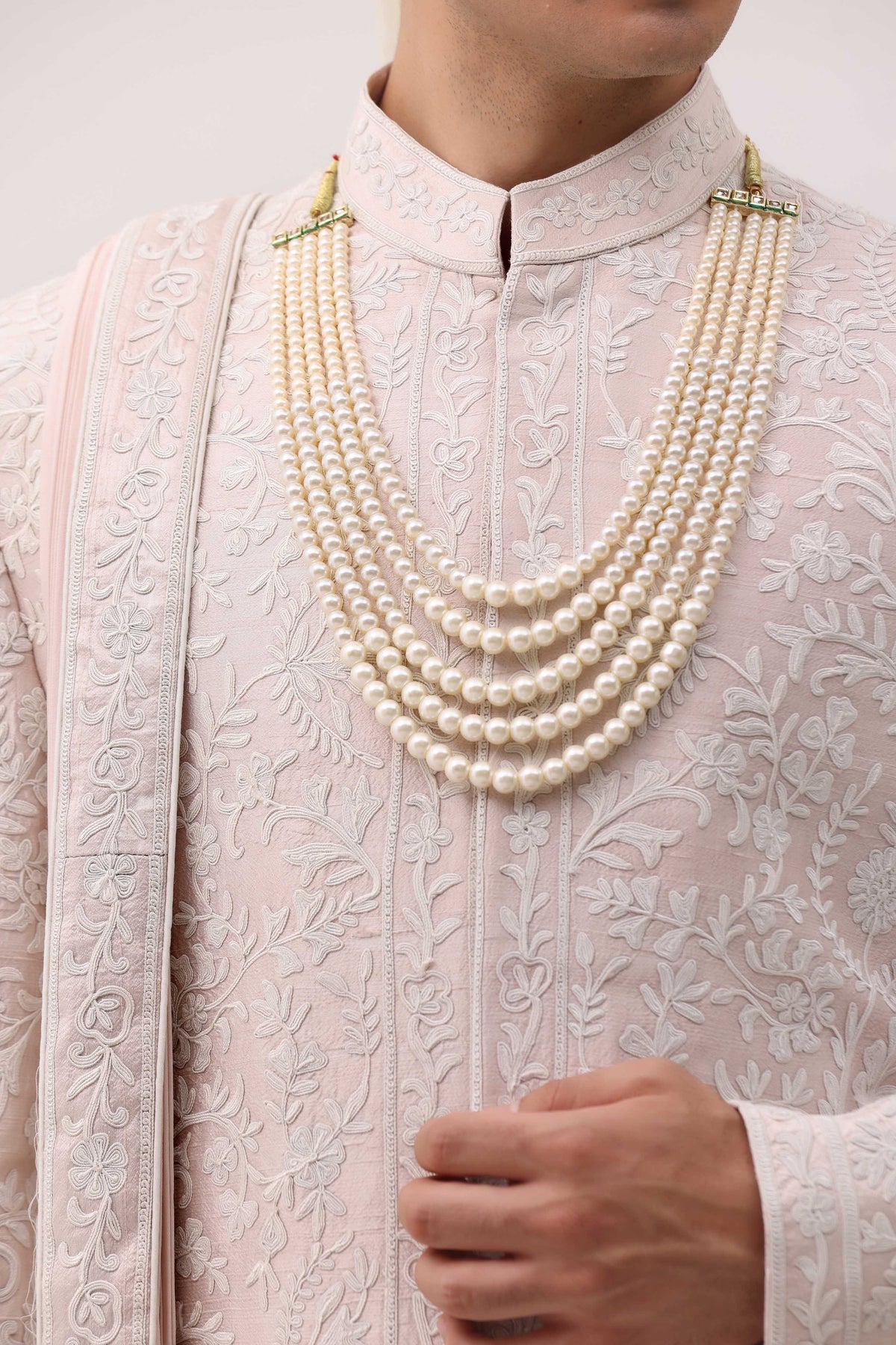Light Pink Sherwani – Brahaan