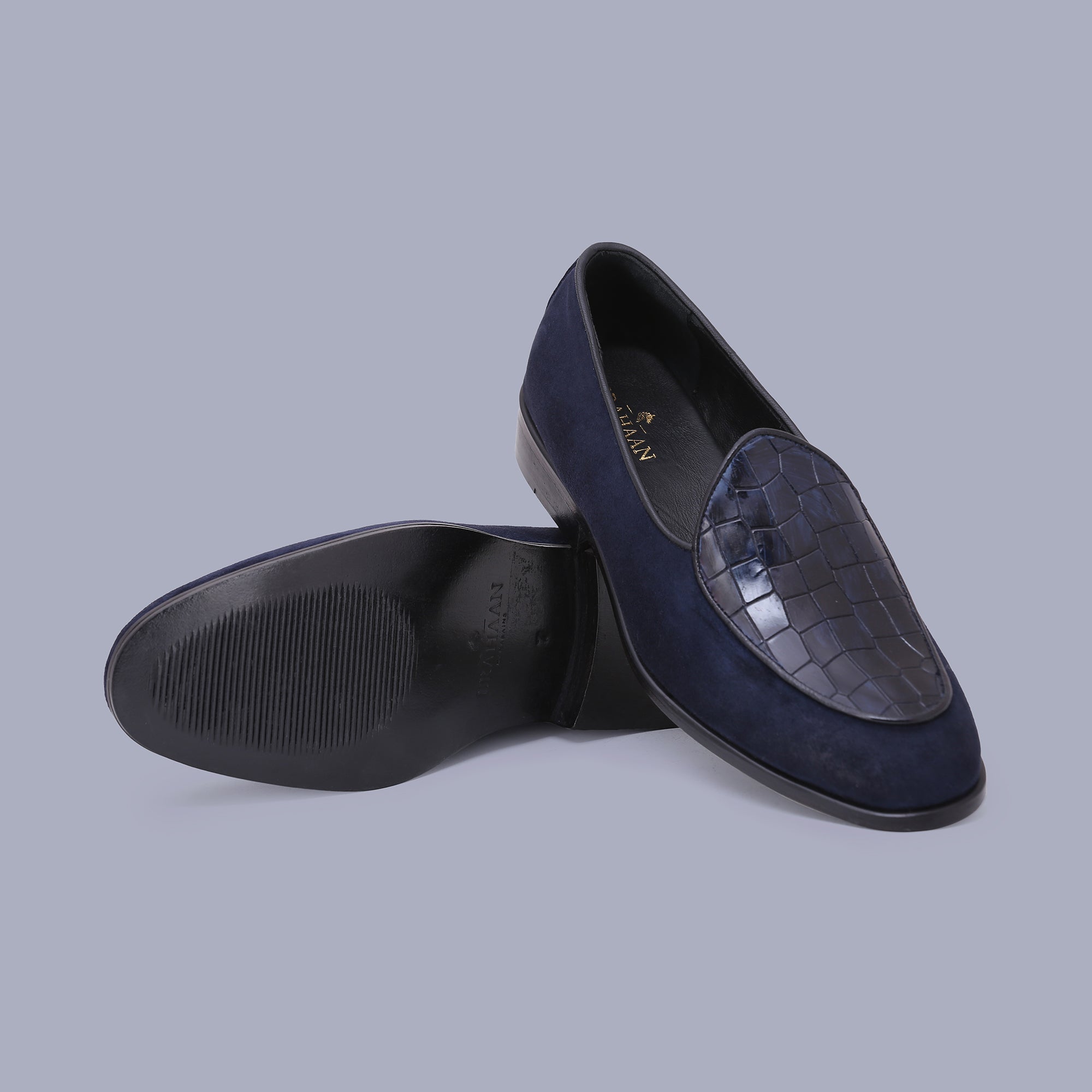 Navy Suede Loafers crafted for timeless elegance. Perfect shoes for every occasion. Shop Now!