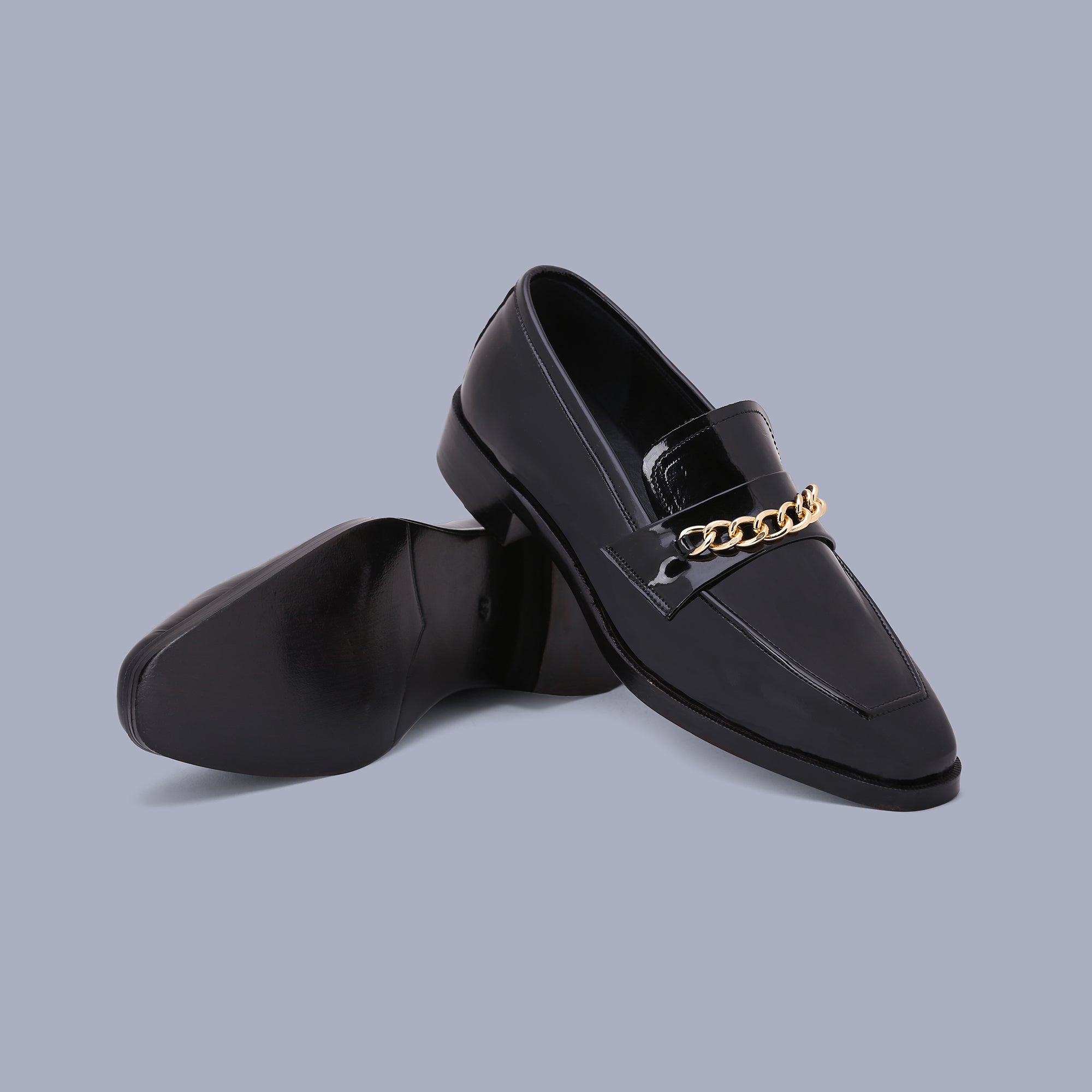 Classic black loafers blend comfort and luxury, ideal shoes for men. Shop Now!