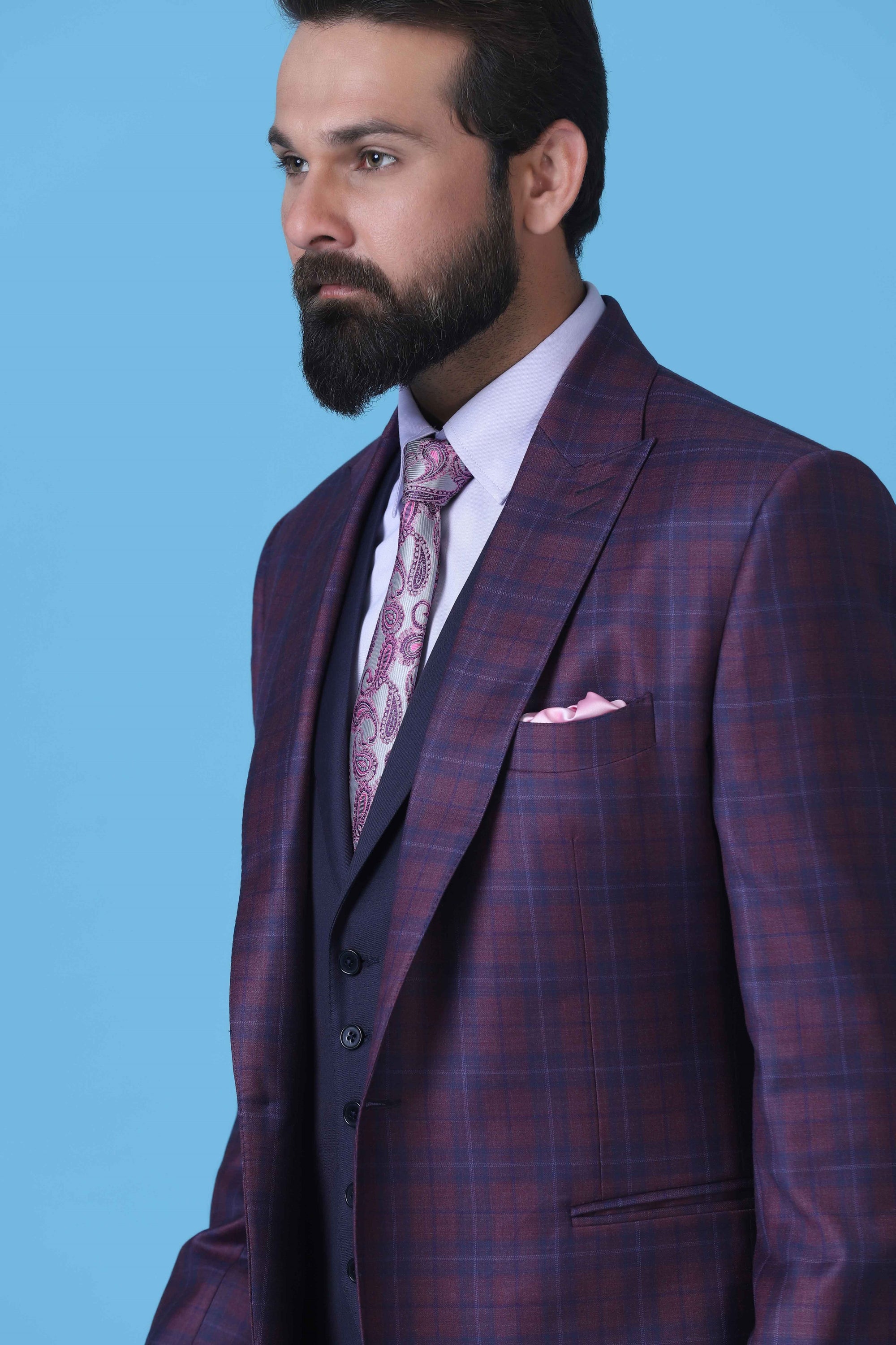 Step into elegance with our Dapper 3-Piece Suit. Shop Now!