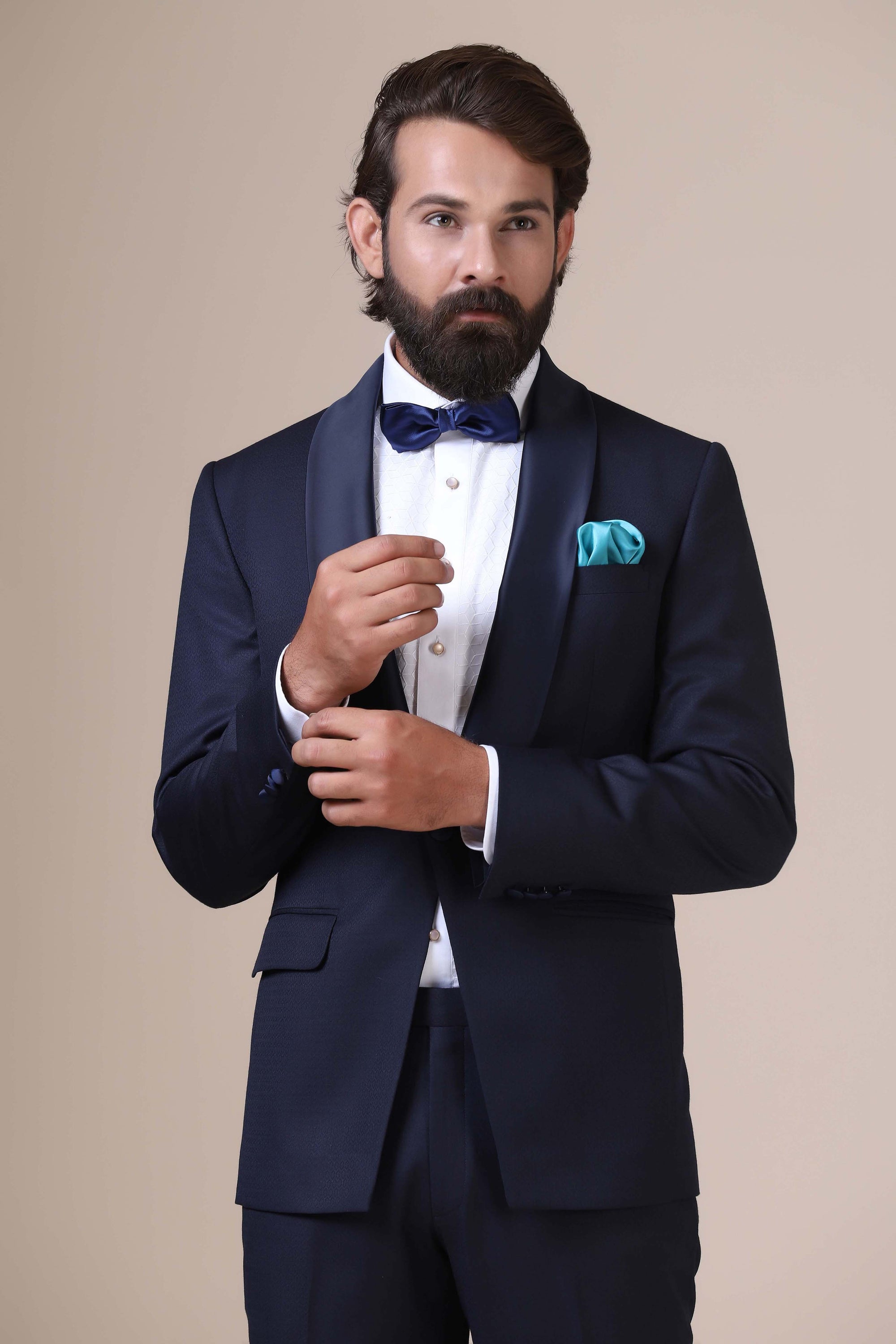 Experience sophistication in our Contemporary Tuxedo. Shop Now!