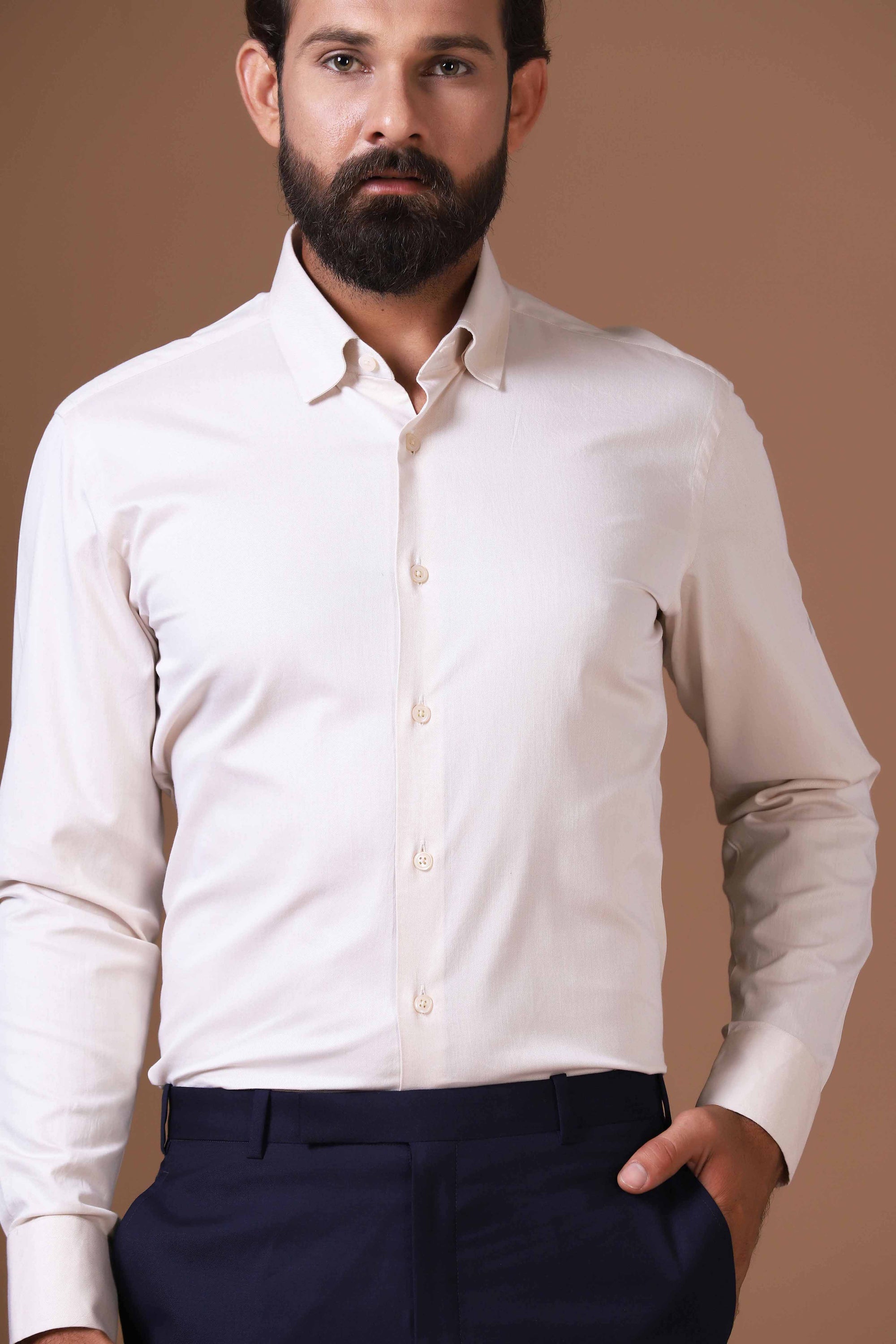 Discover timeless style with Basic Fawn Mens Shirt for comfort and elegance. Shop Now!