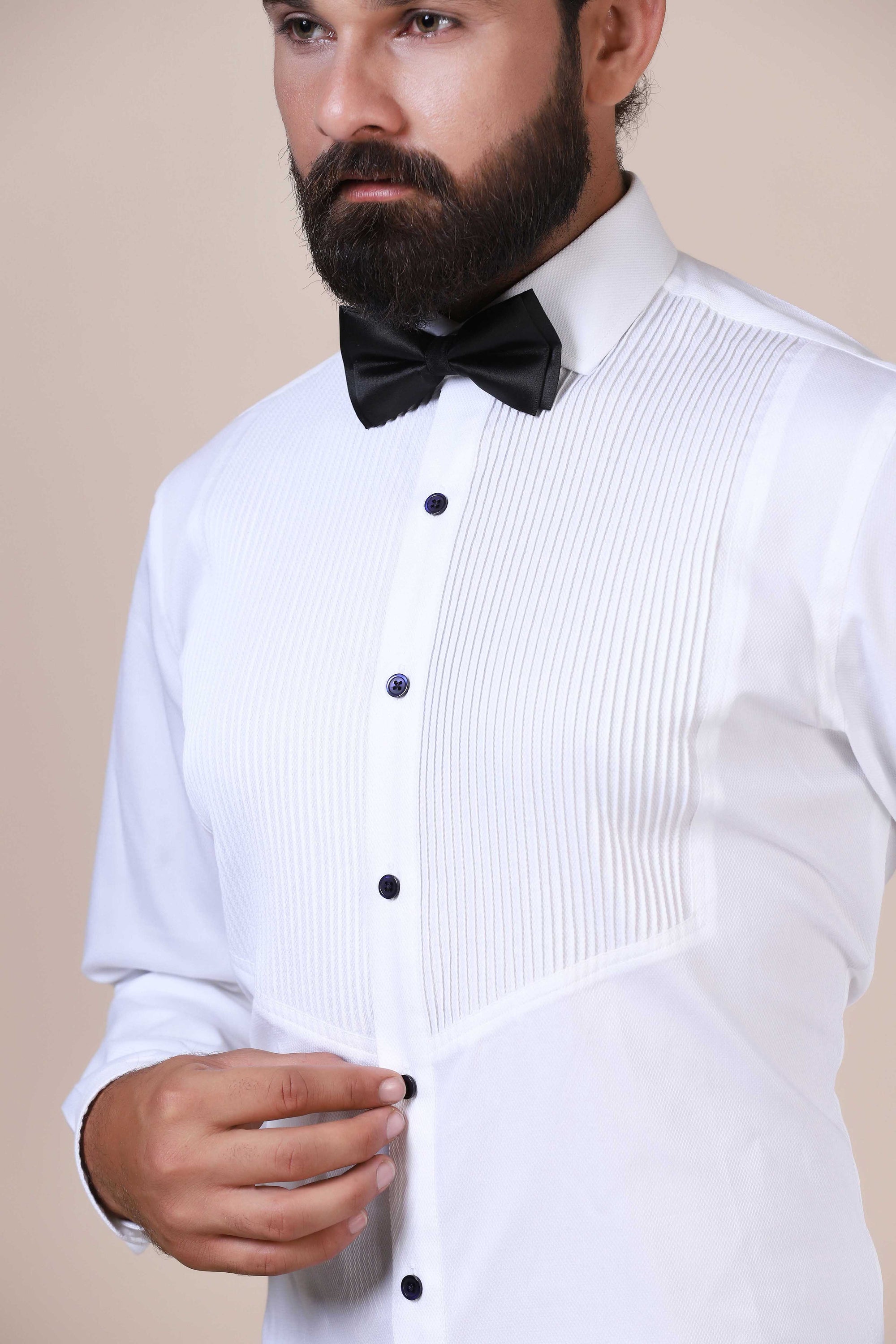 Discover a sharp tuxedo shirt for men crafted for style. Shop Now!