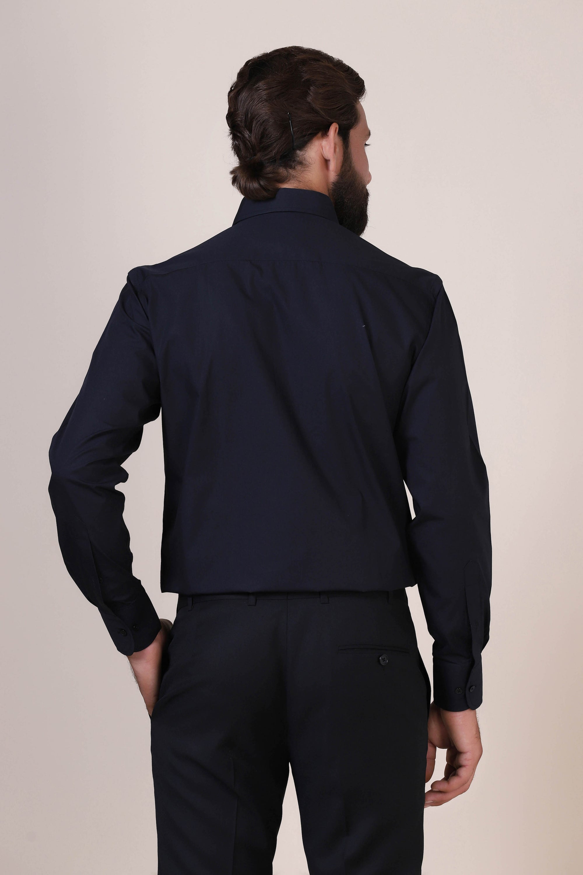 Look sharp and stylish with this black shirt for men. Shop Now.!