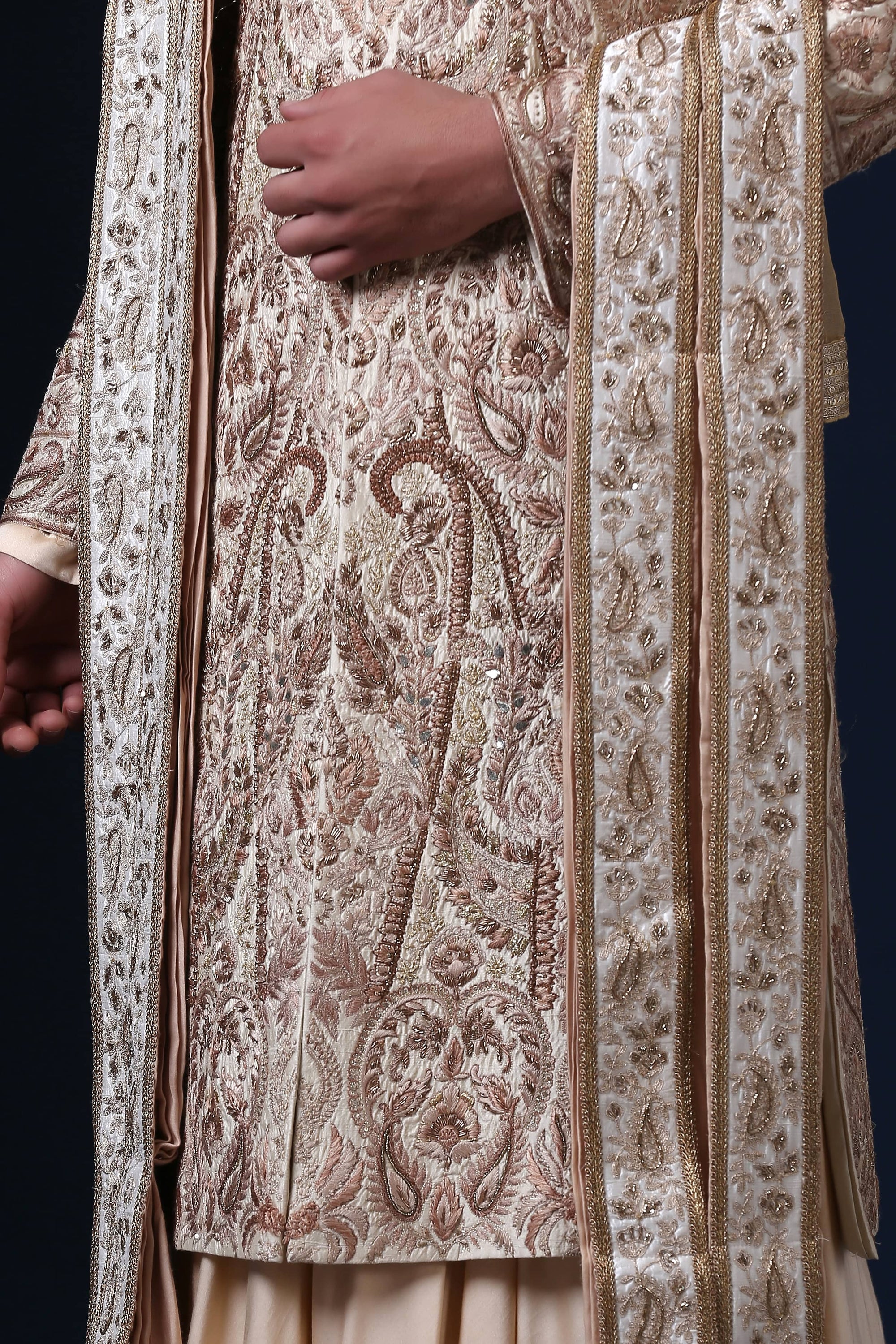 That sherwani is pure royalty! You exude elegance with every step, like a maharaja. Shop Now!